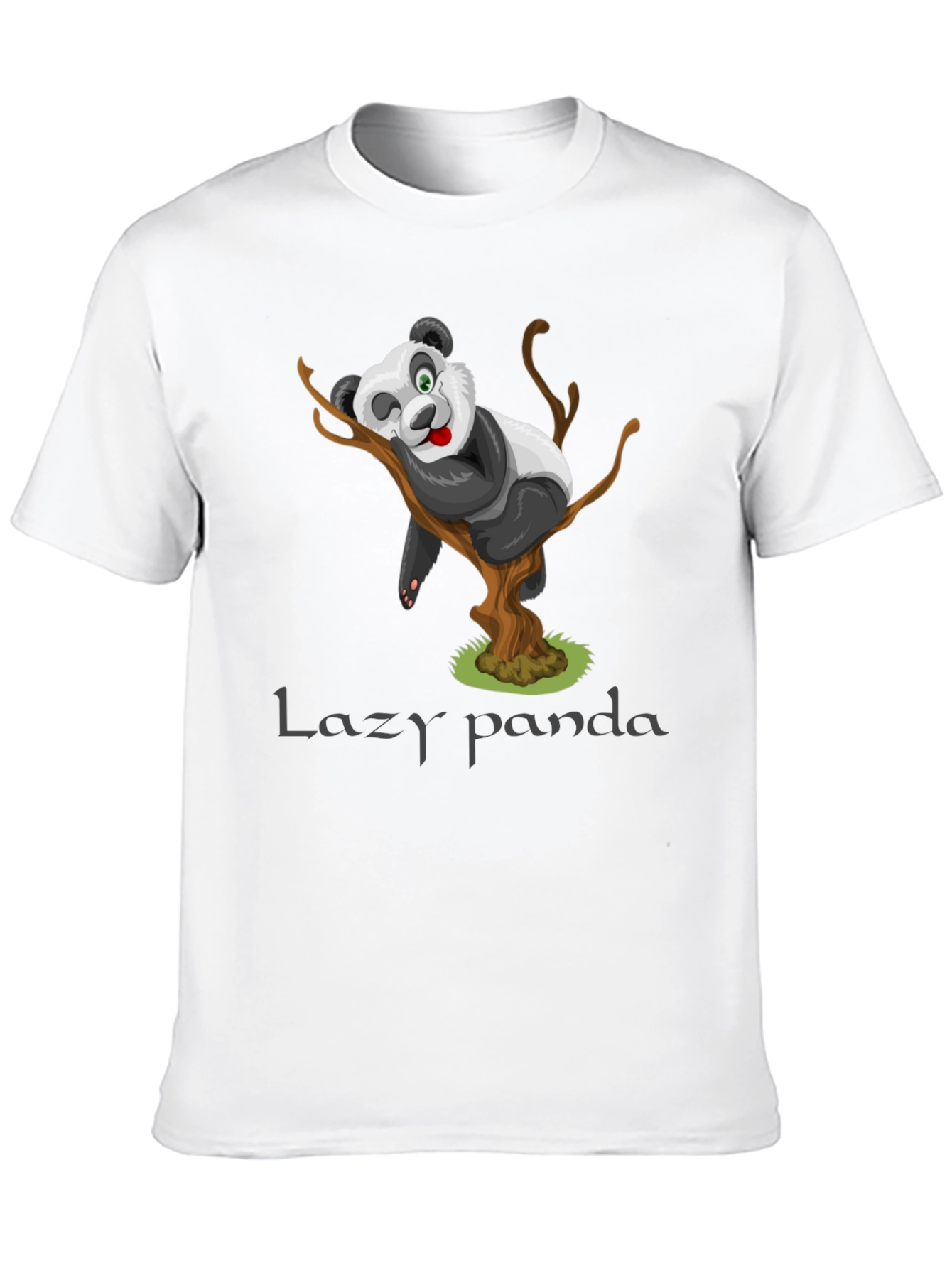 Lazy Panda Graphic T-Shirt - Relaxed & Comfy Fit