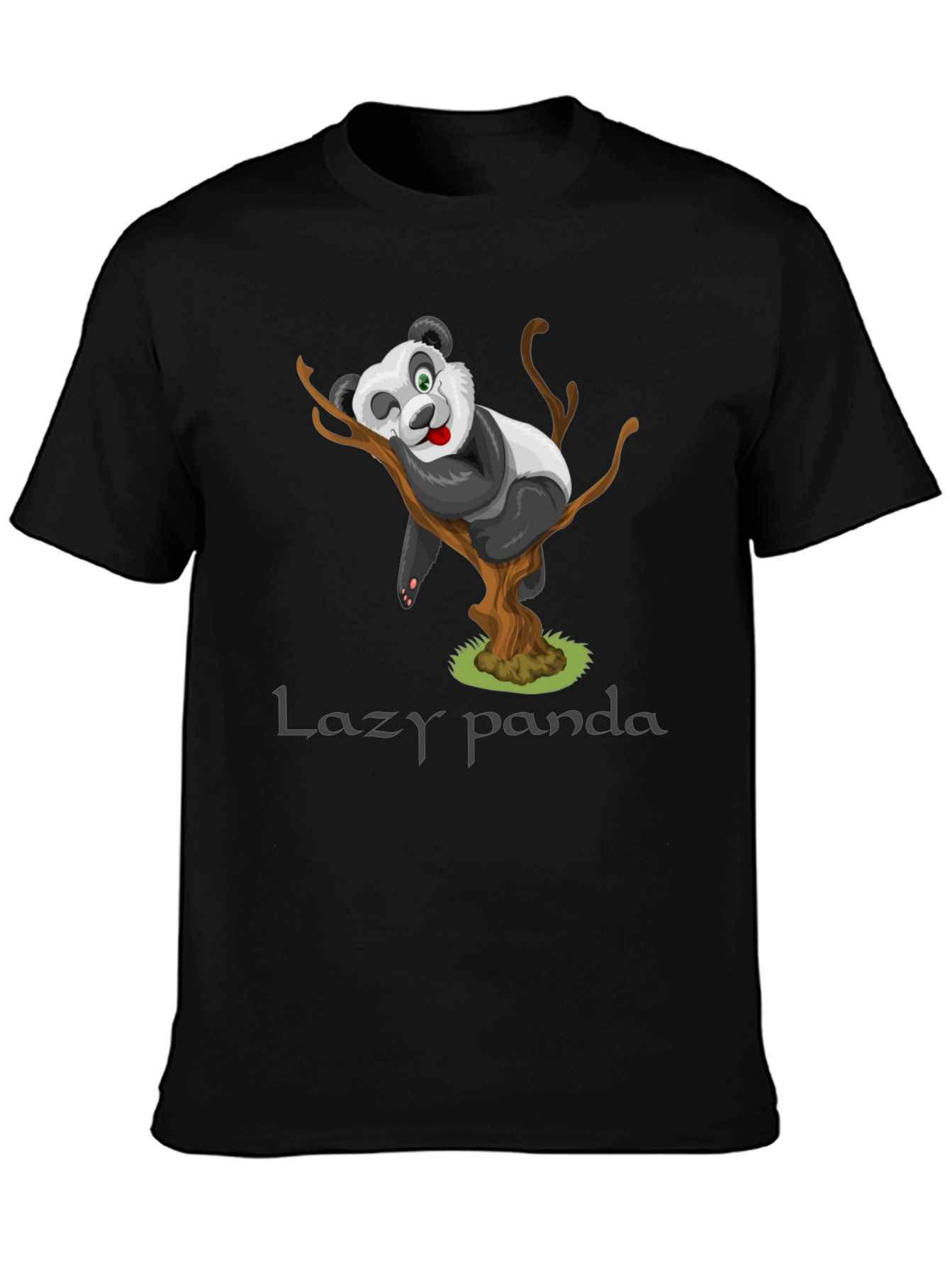 Lazy Panda Graphic T-Shirt - Relaxed & Comfy Fit