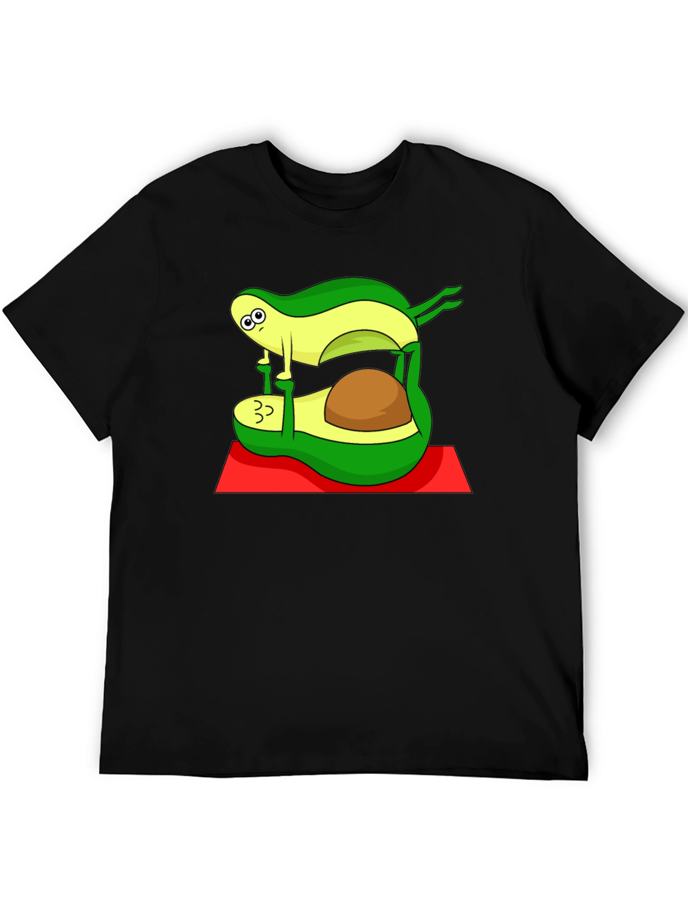 Yoga Avocado Black T-Shirt
