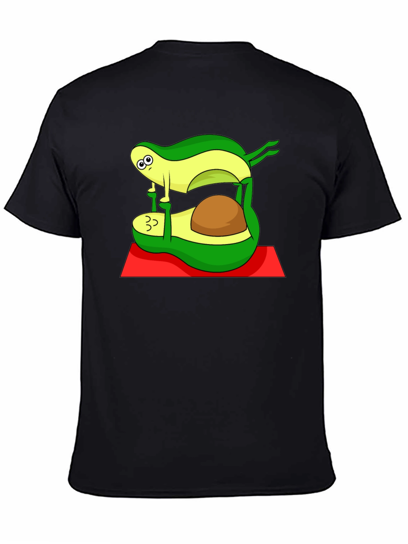 Yoga Avocado Black T-Shirt