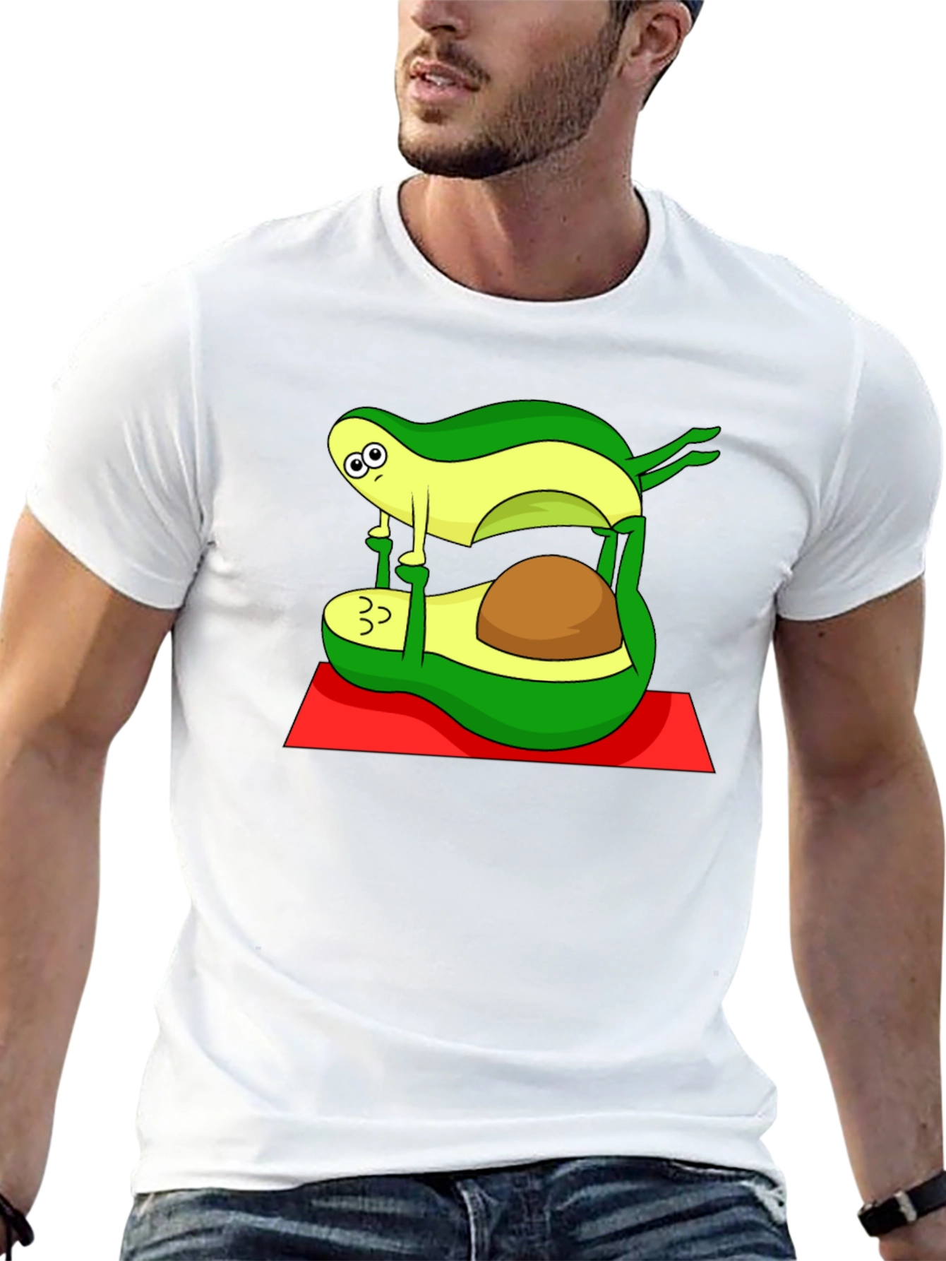 Yoga Avocado Black T-Shirt