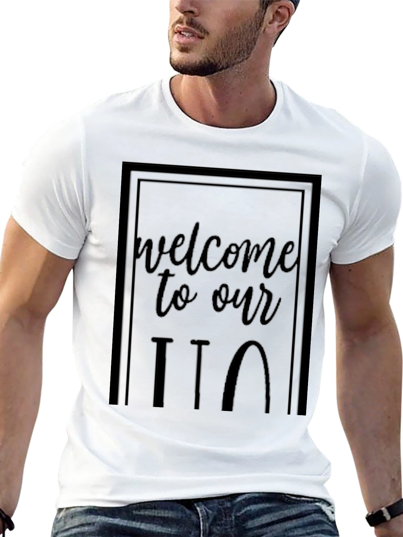 Welcome to Our ITT Black Graphic Tee