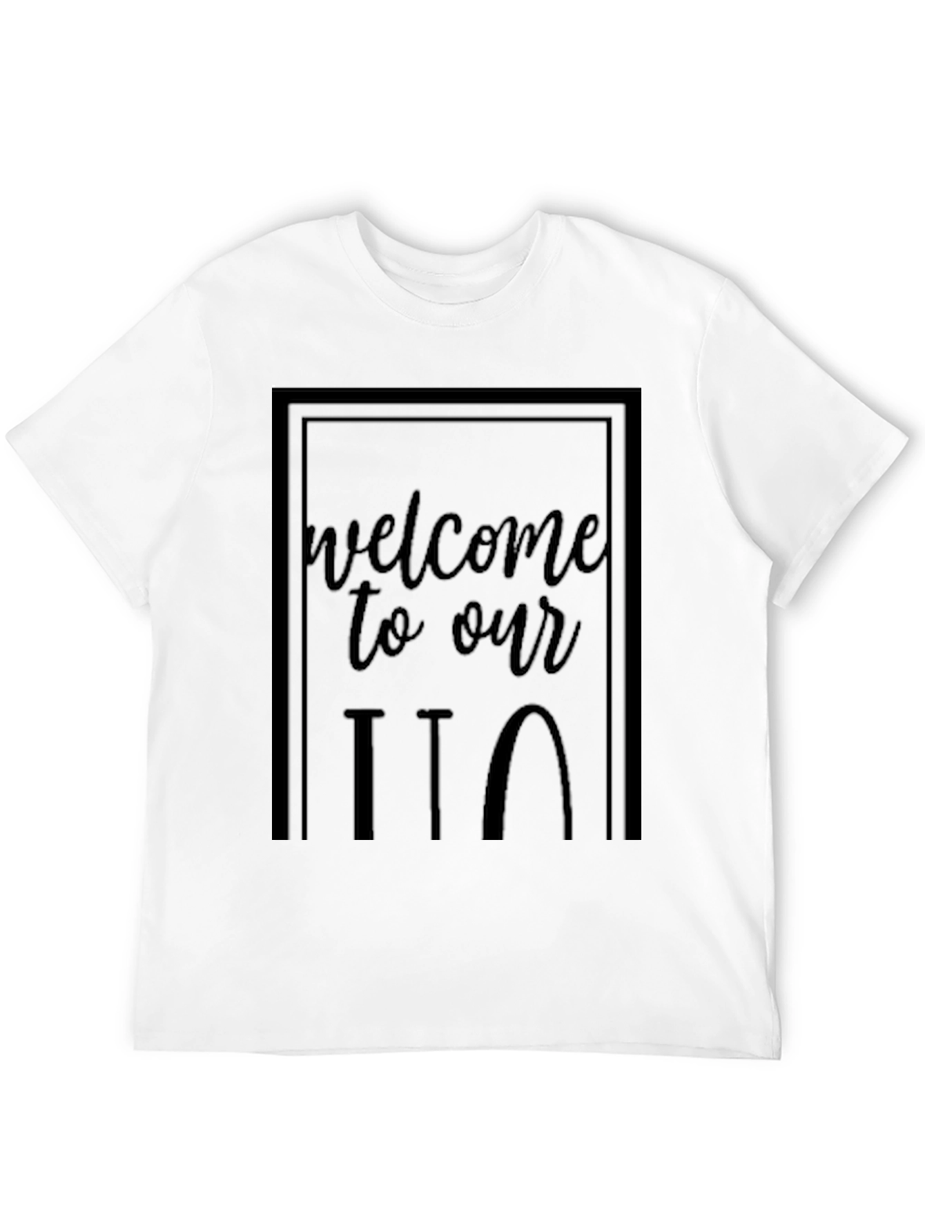Welcome to Our ITT Black Graphic Tee