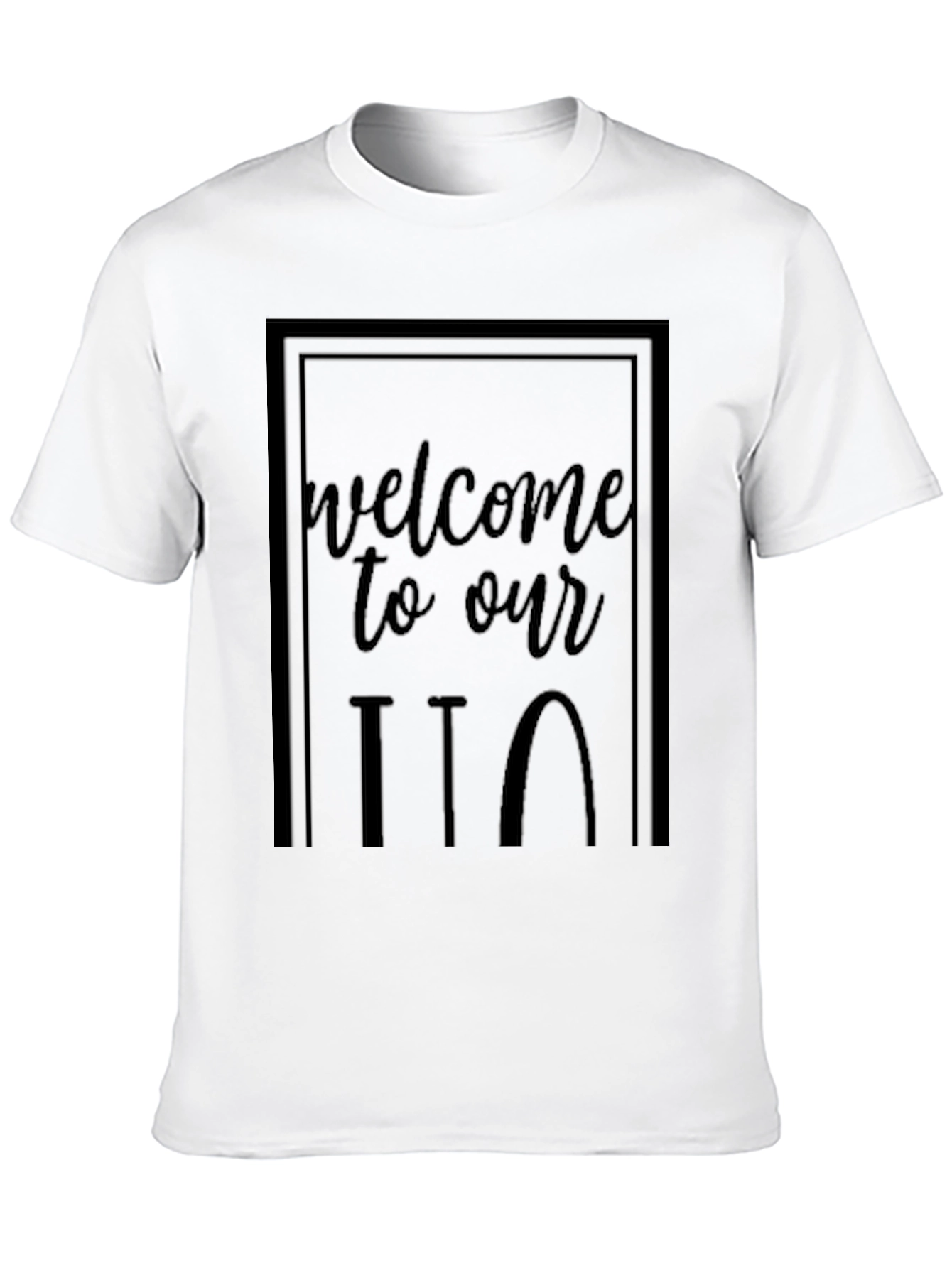 Welcome to Our ITT Black Graphic Tee