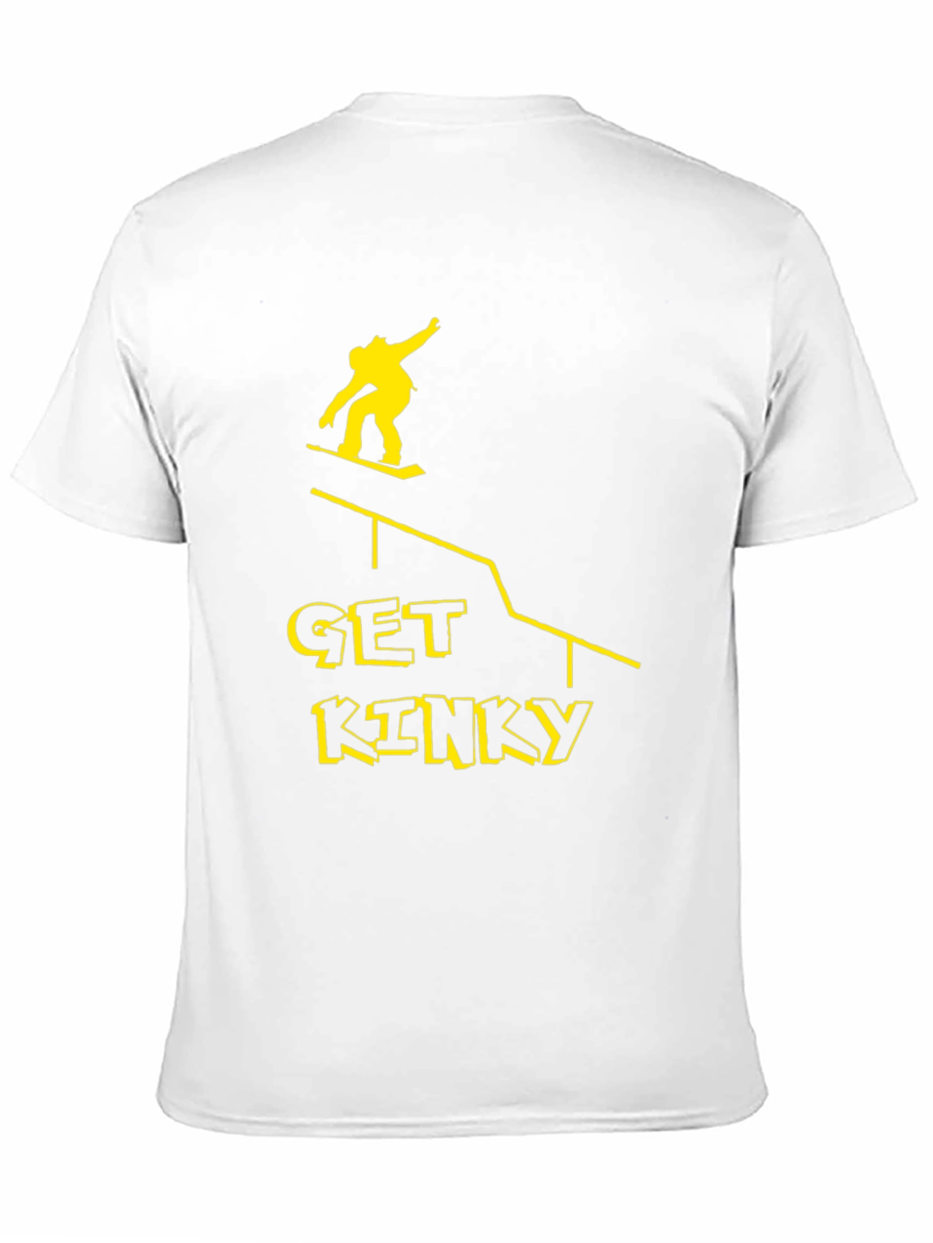 Get Kinky Graphic Tee - Black Cotton T-Shirt
