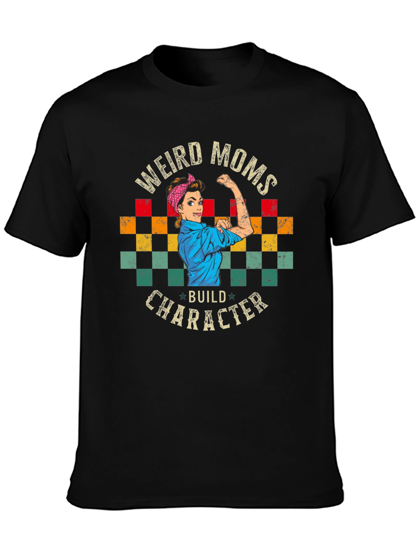 Weird Moms Build Character Graphic Tee - Unisex