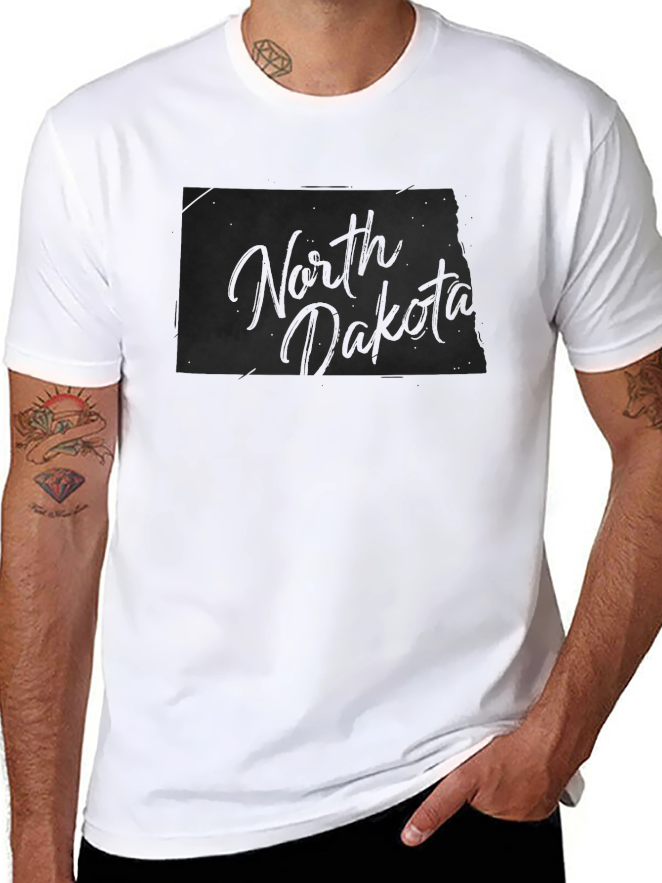 North Dakota State Pride Black T-Shirt