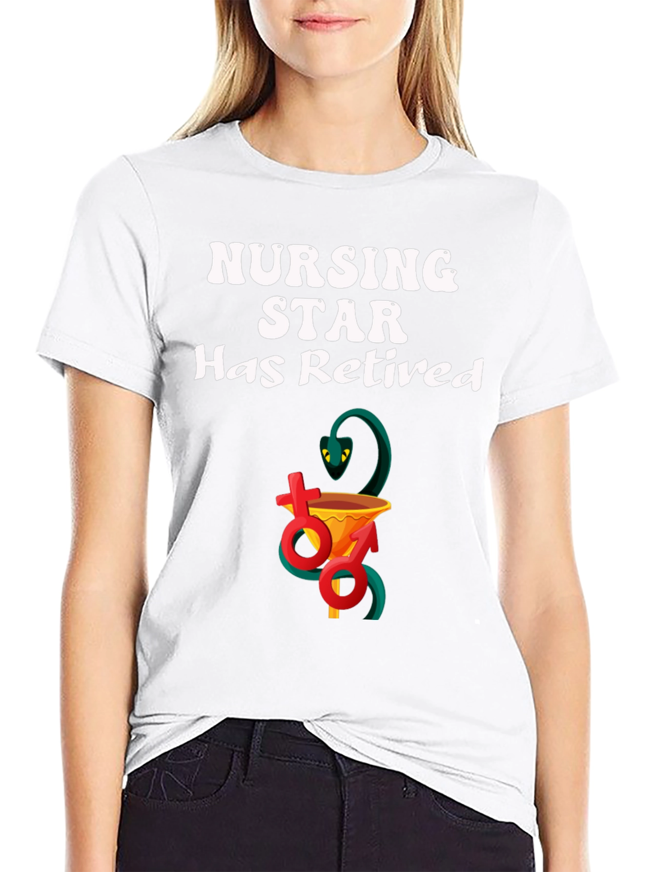 Retired Nursing Star T-Shirt