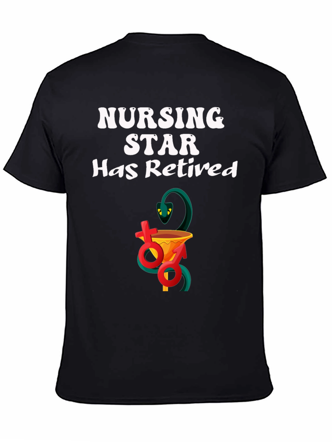 Retired Nursing Star T-Shirt