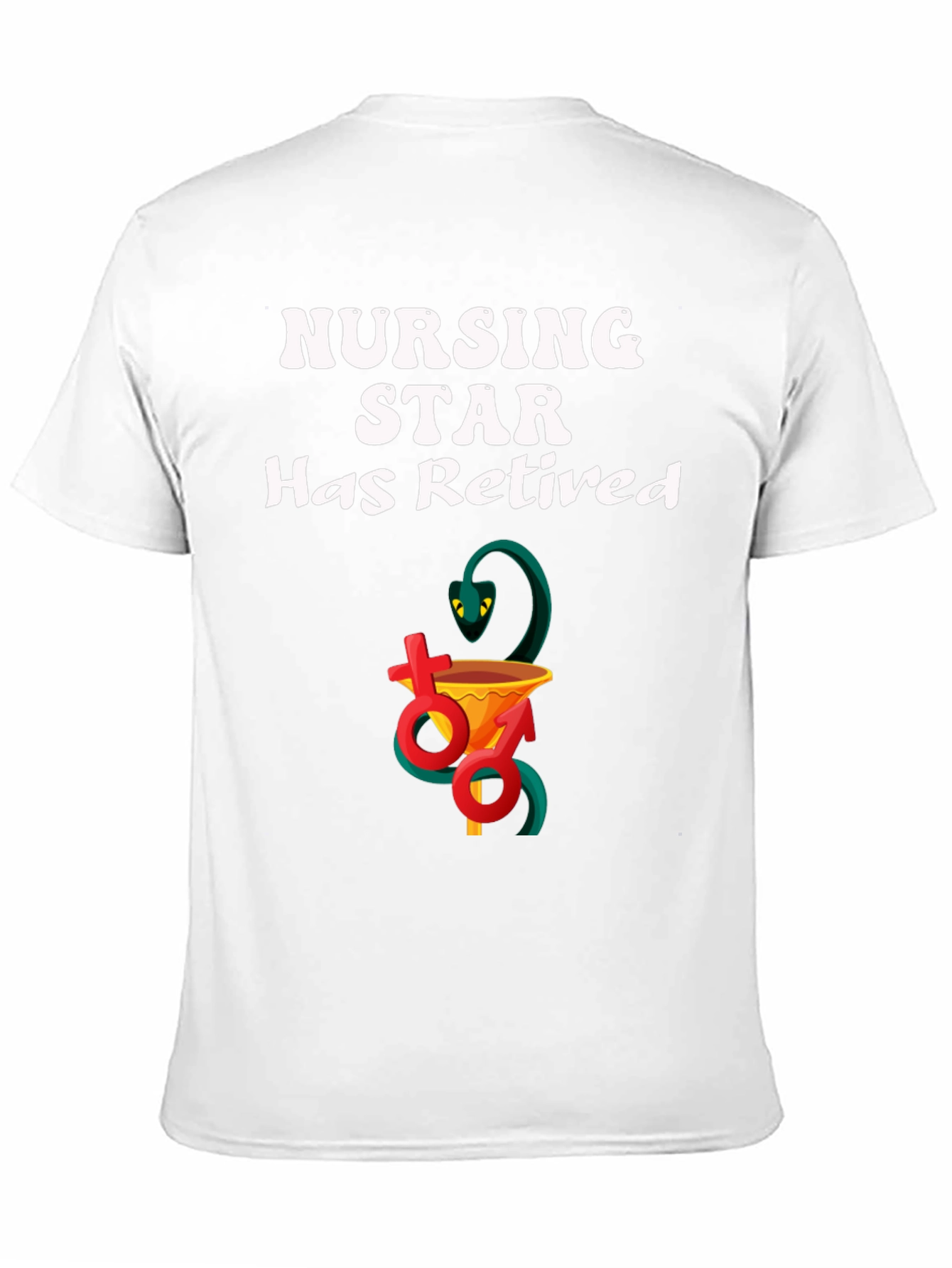 Retired Nursing Star T-Shirt