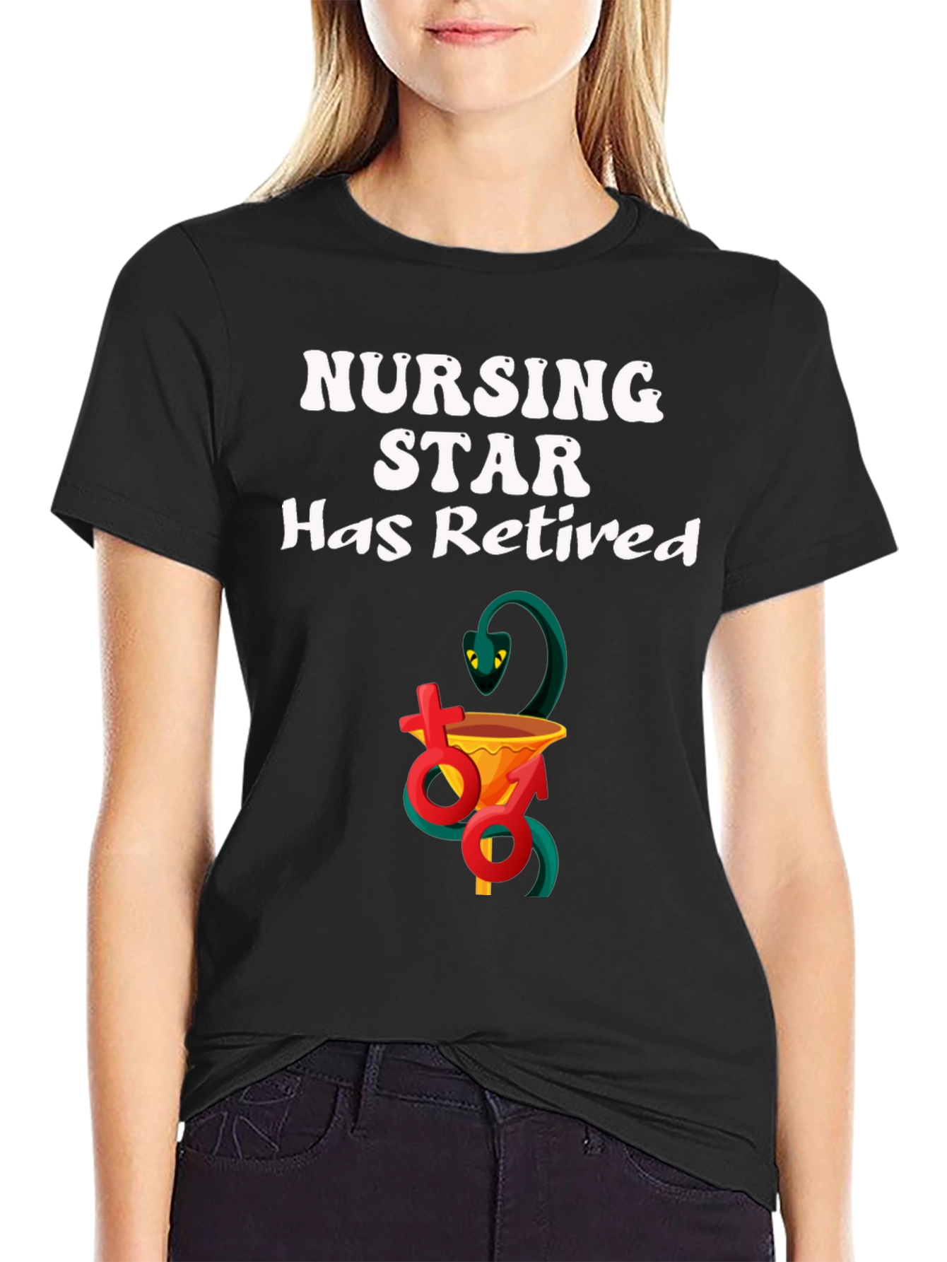Retired Nursing Star T-Shirt