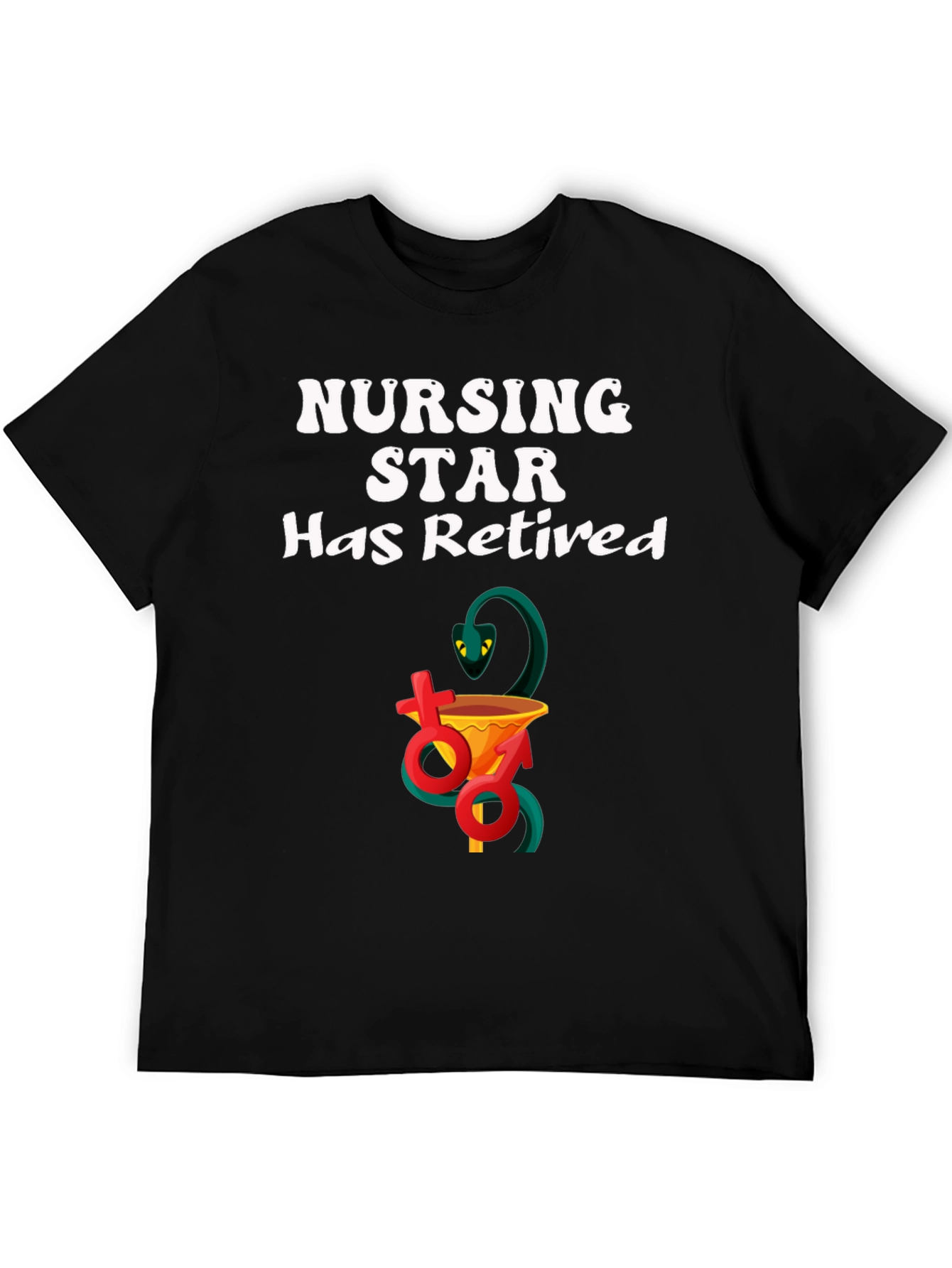 Retired Nursing Star T-Shirt