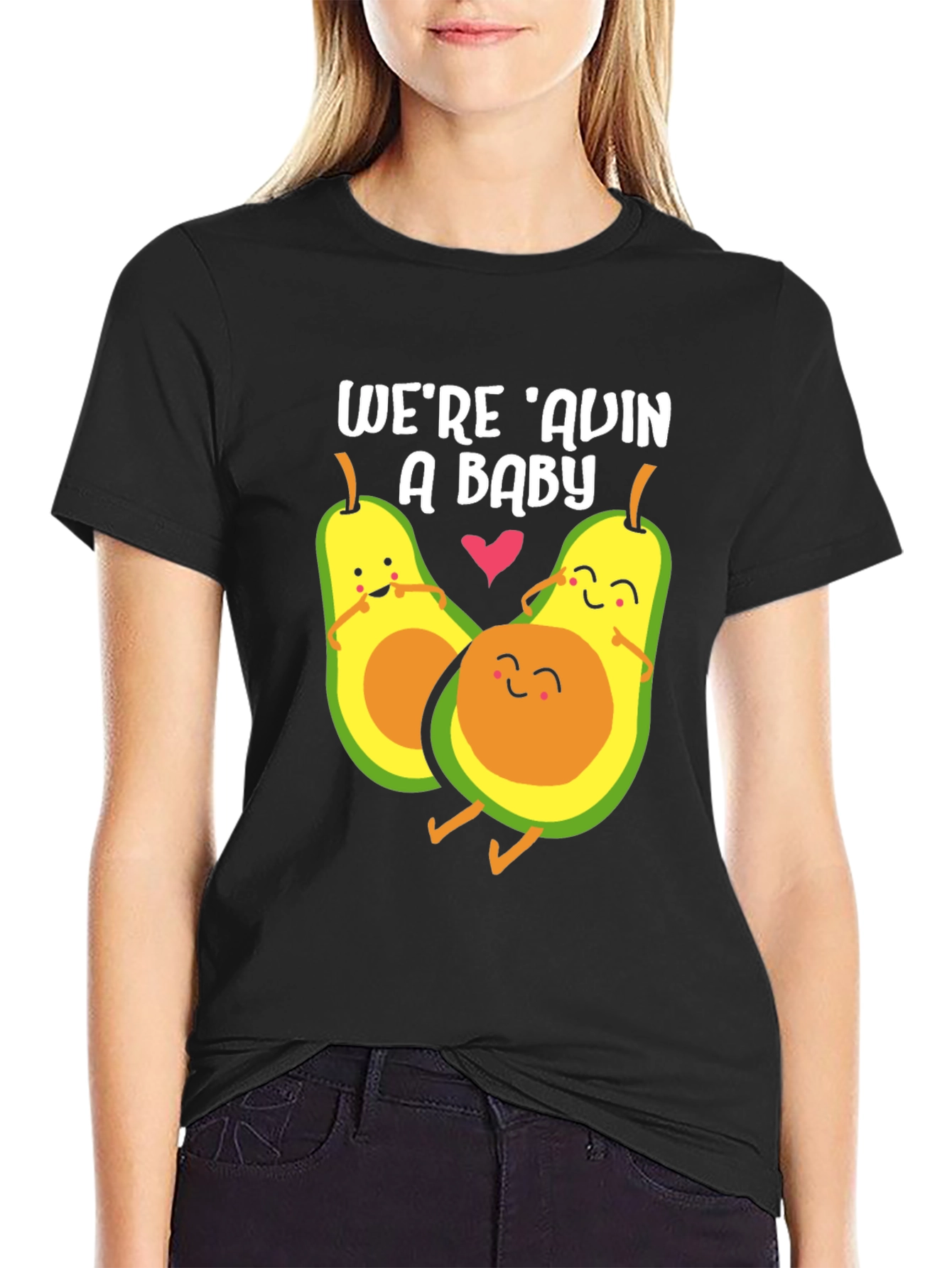 Avocado Baby Announcement T-Shirt