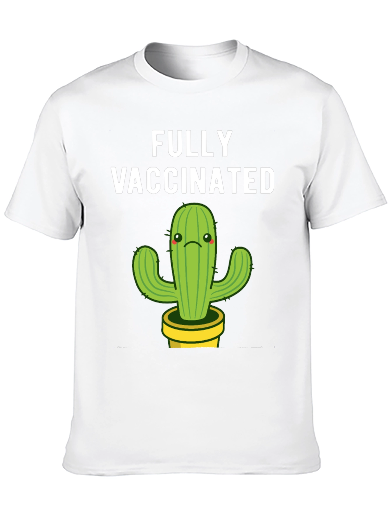 Fully Vaccinated Cactus Graphic Tee
