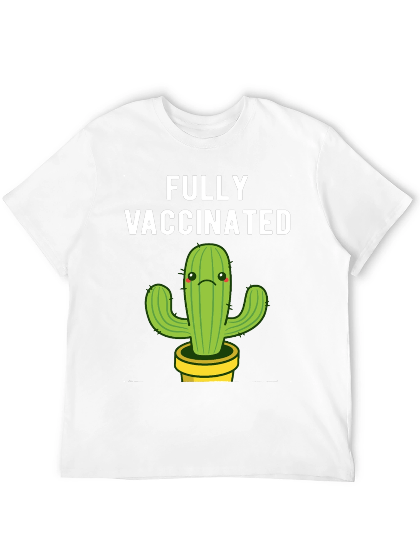 Fully Vaccinated Cactus Graphic Tee