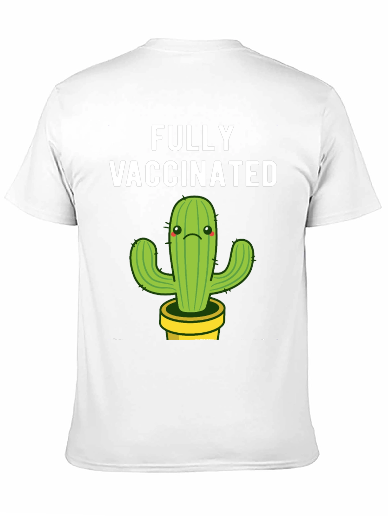 Fully Vaccinated Cactus Graphic Tee