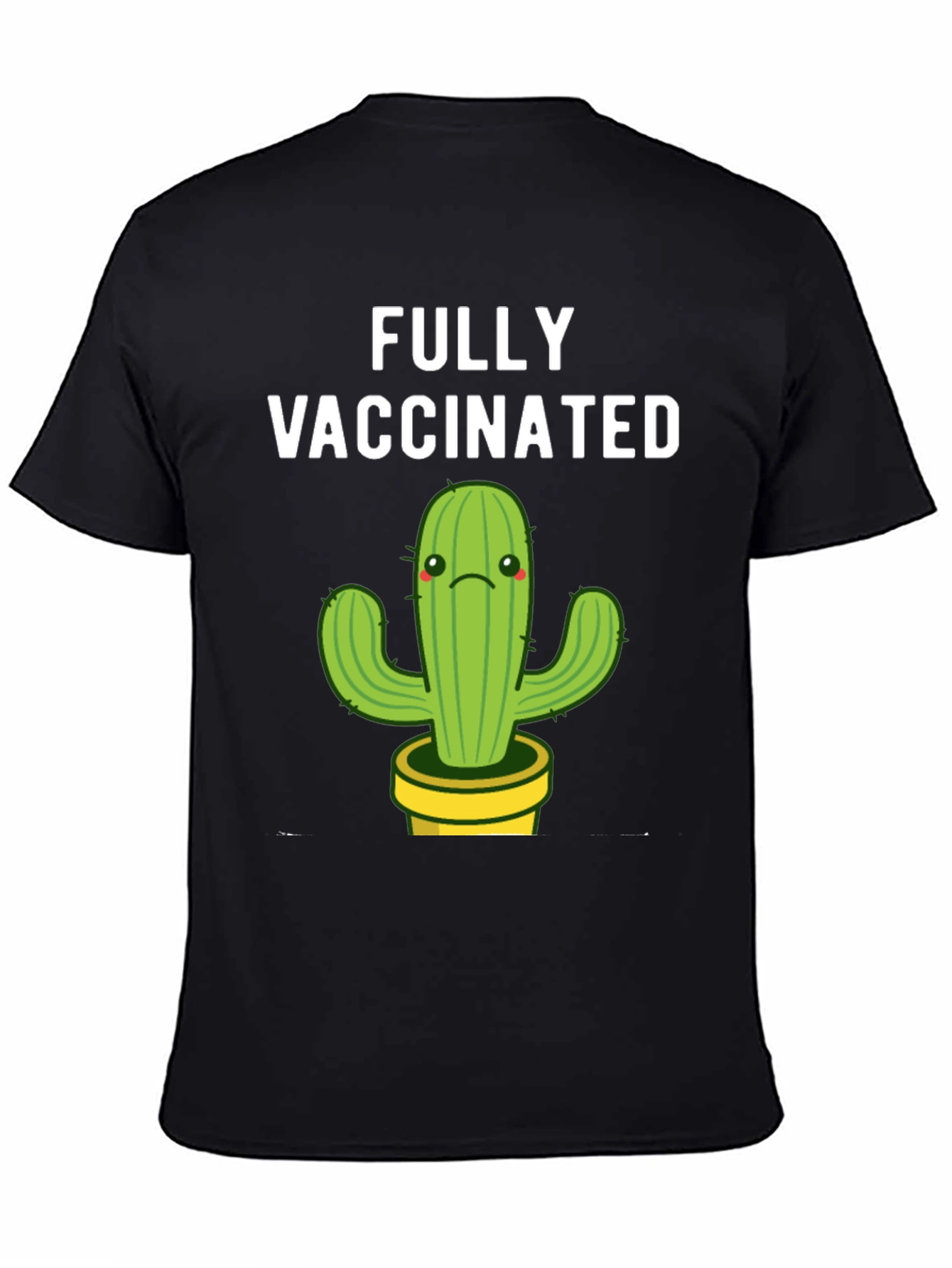 Fully Vaccinated Cactus Graphic Tee