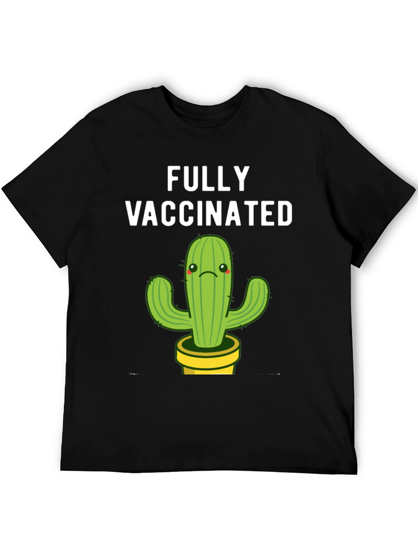 Fully Vaccinated Cactus Graphic Tee