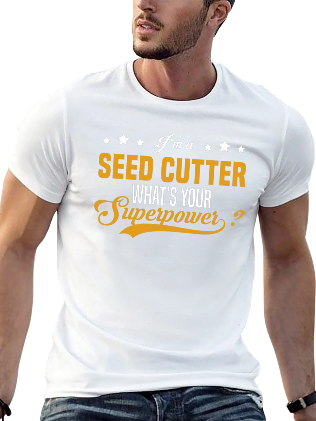 Seed Cutter Superpower T-Shirt - Funny Job Tee