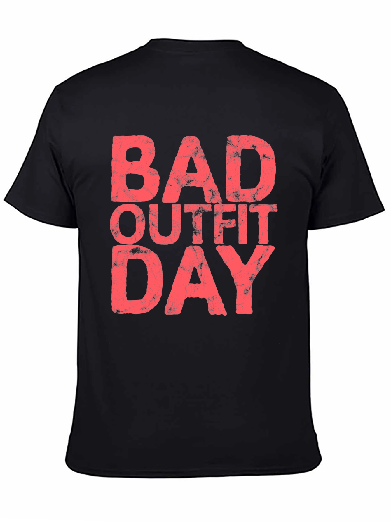 Bad Outfit Day T-Shirt - Mens Black Tee