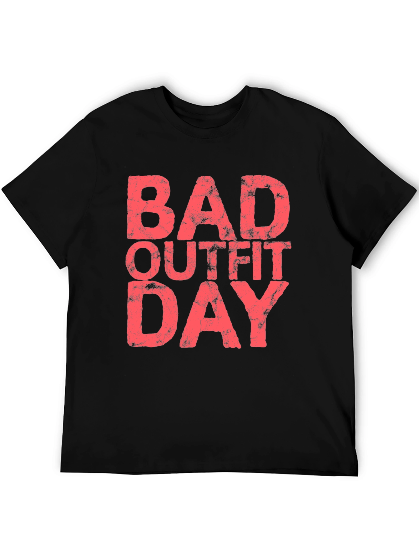 Bad Outfit Day T-Shirt - Mens Black Tee