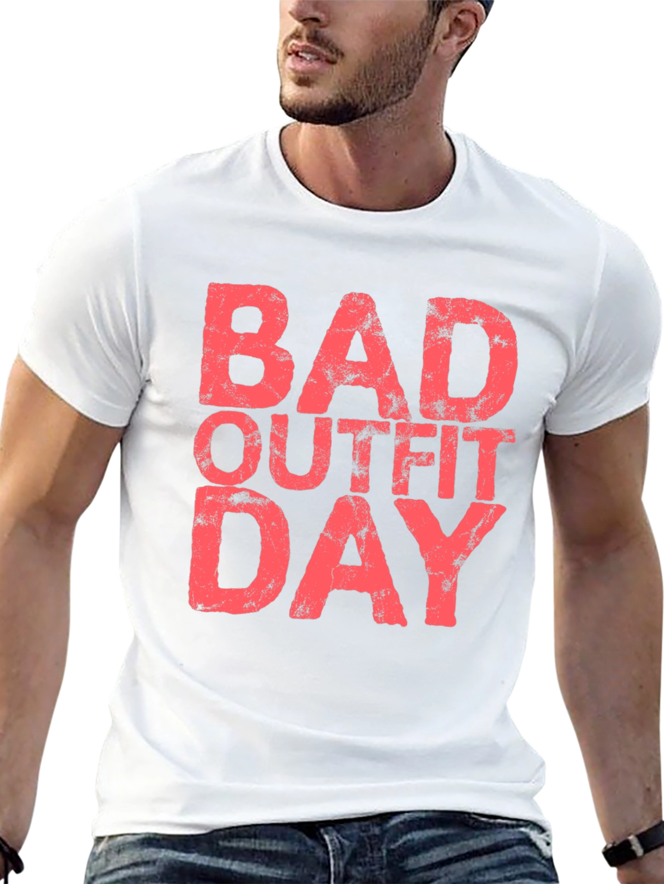 Bad Outfit Day T-Shirt - Mens Black Tee