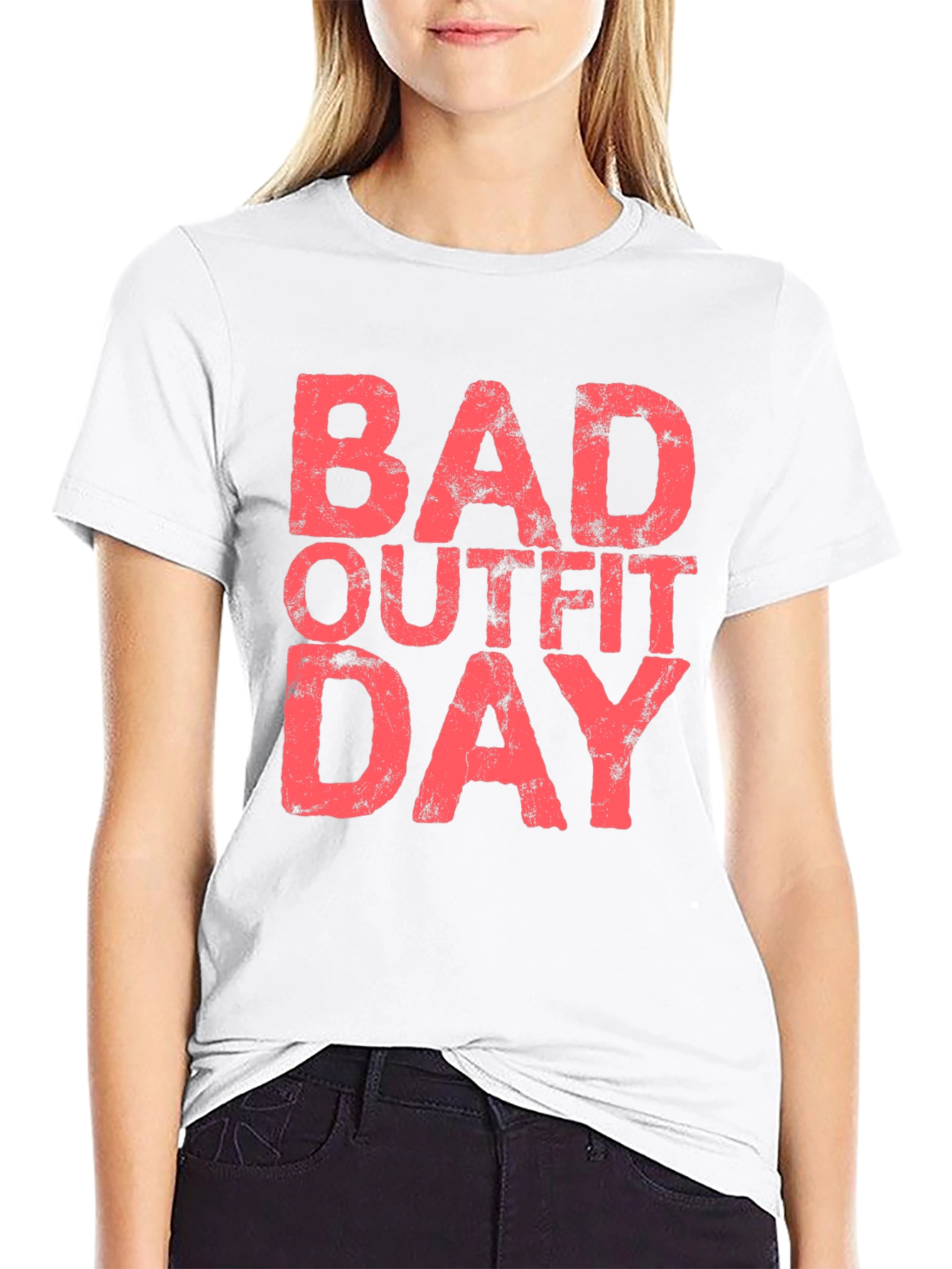 Bad Outfit Day T-Shirt - Mens Black Tee