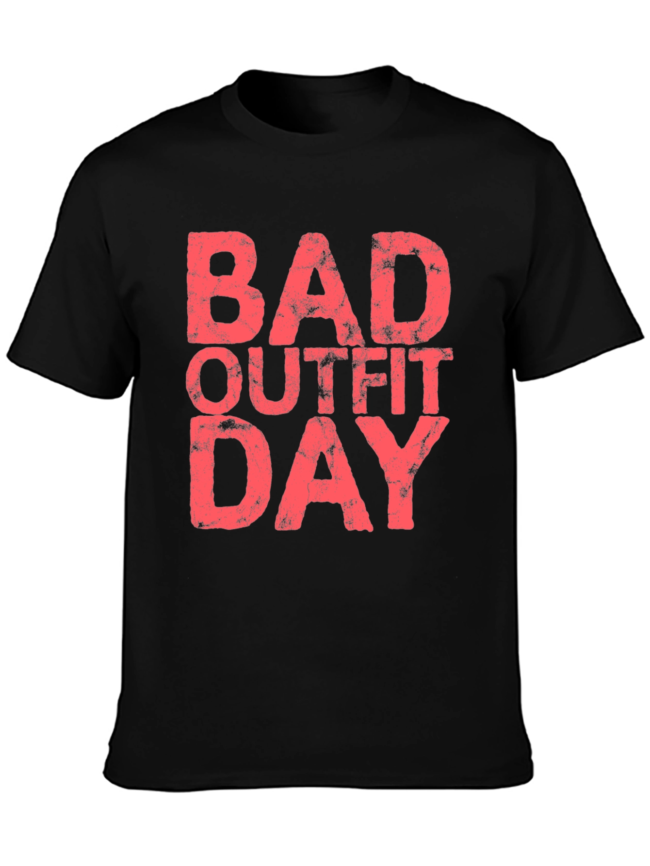 Bad Outfit Day T-Shirt - Mens Black Tee