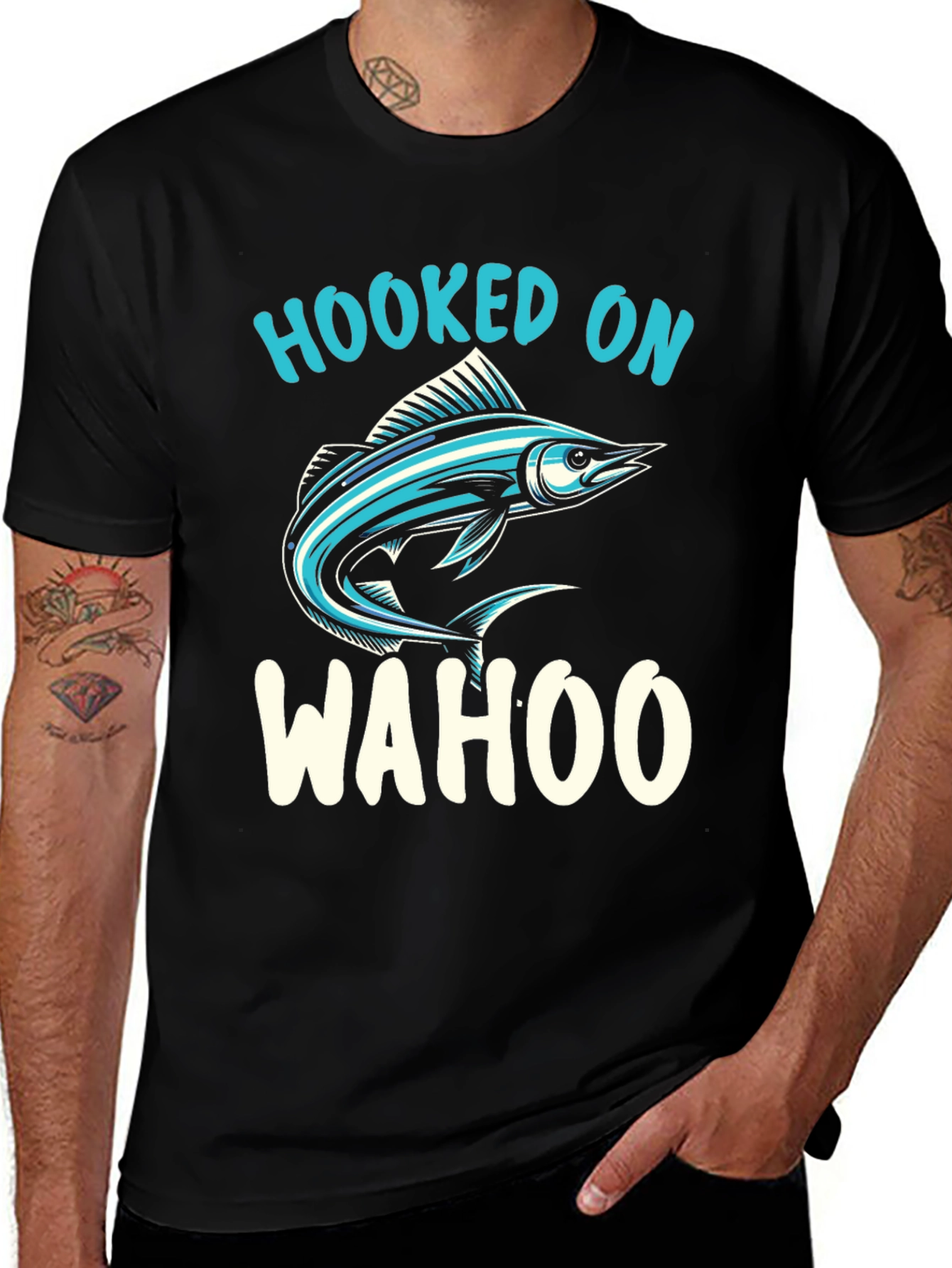 Hooked On Wahoo Graphic Tee
