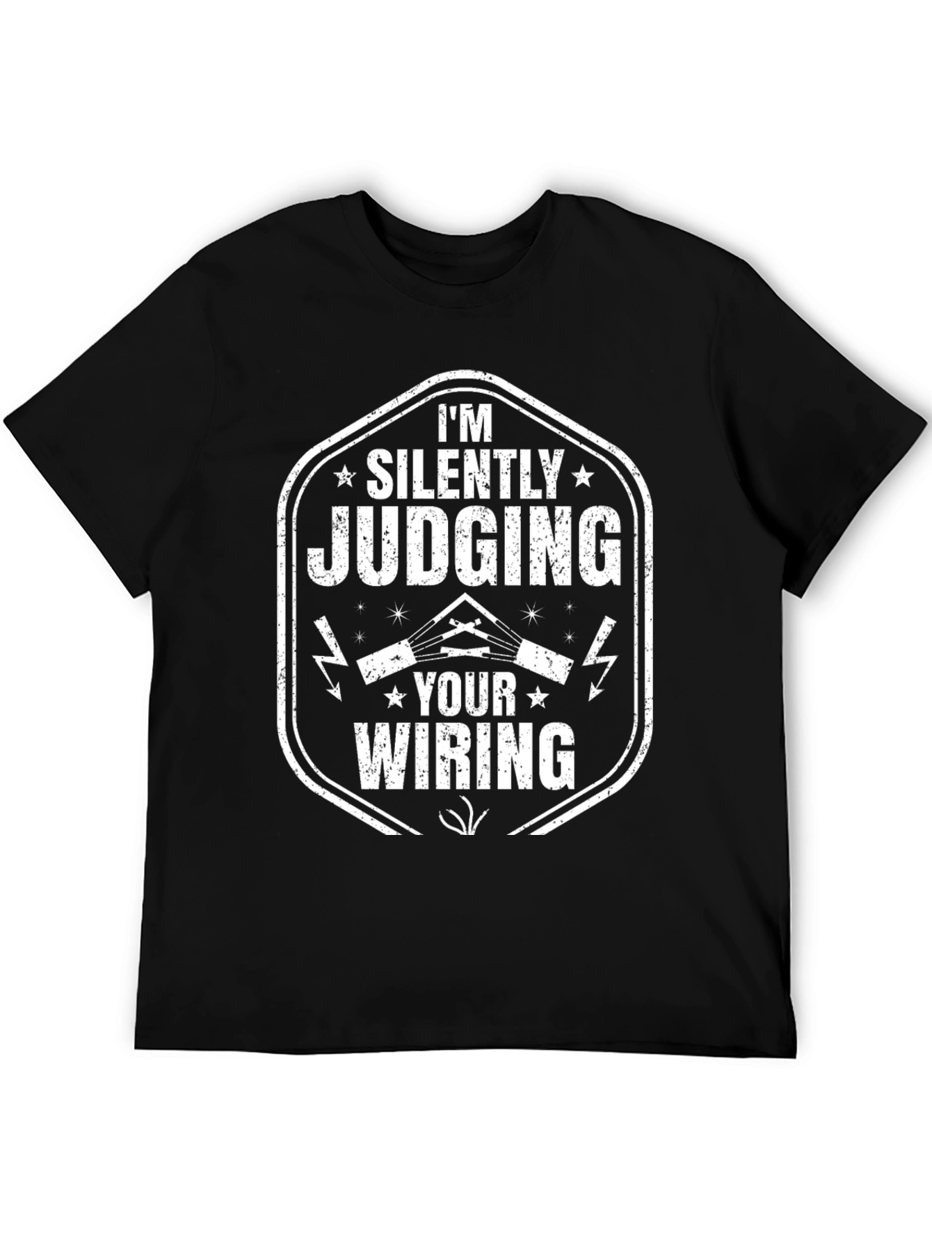 Silently Judging Your Wiring Electrician T-Shirt