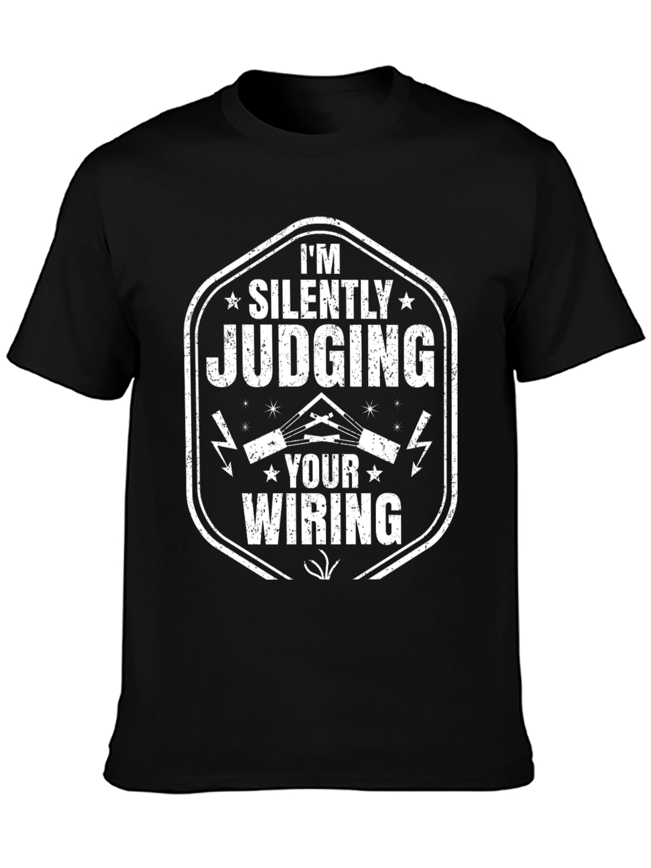 Silently Judging Your Wiring Electrician T-Shirt