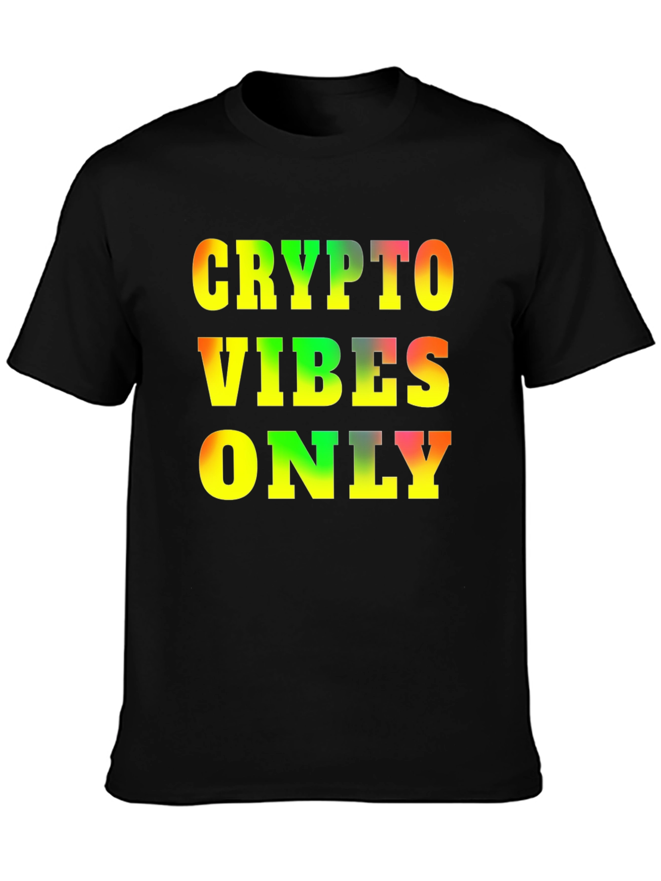 Crypto Vibes Only T-Shirt - Bold Graphic Tee