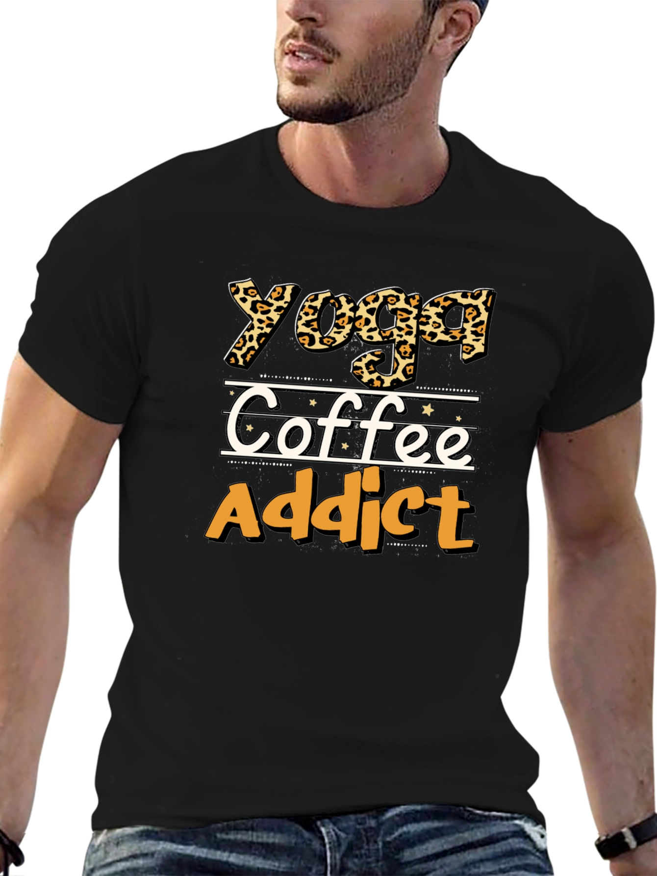 Yoga Coffee Addict Graphic Tee - Unisex