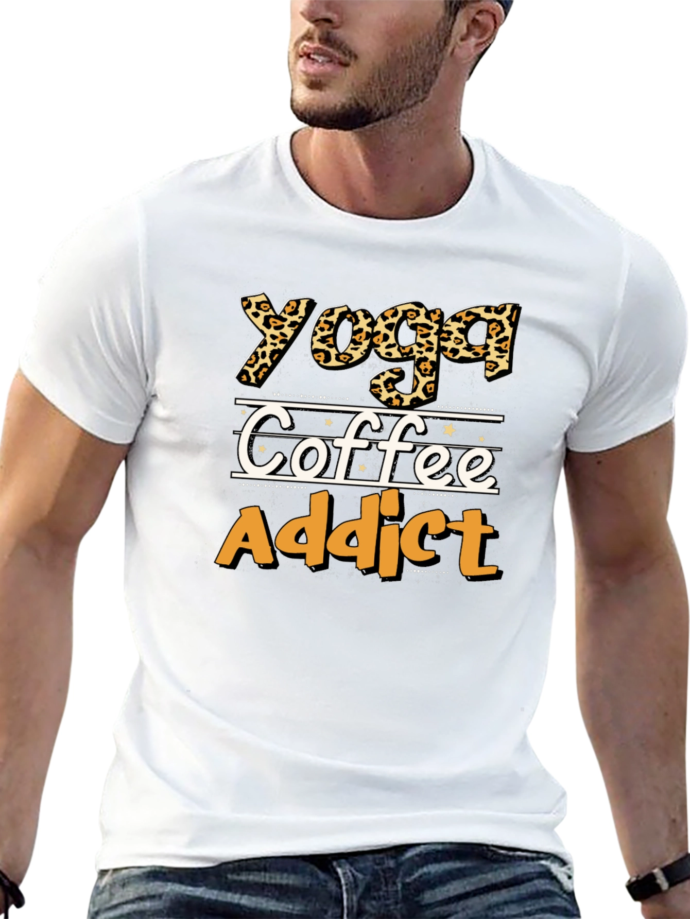 Yoga Coffee Addict Graphic Tee - Unisex