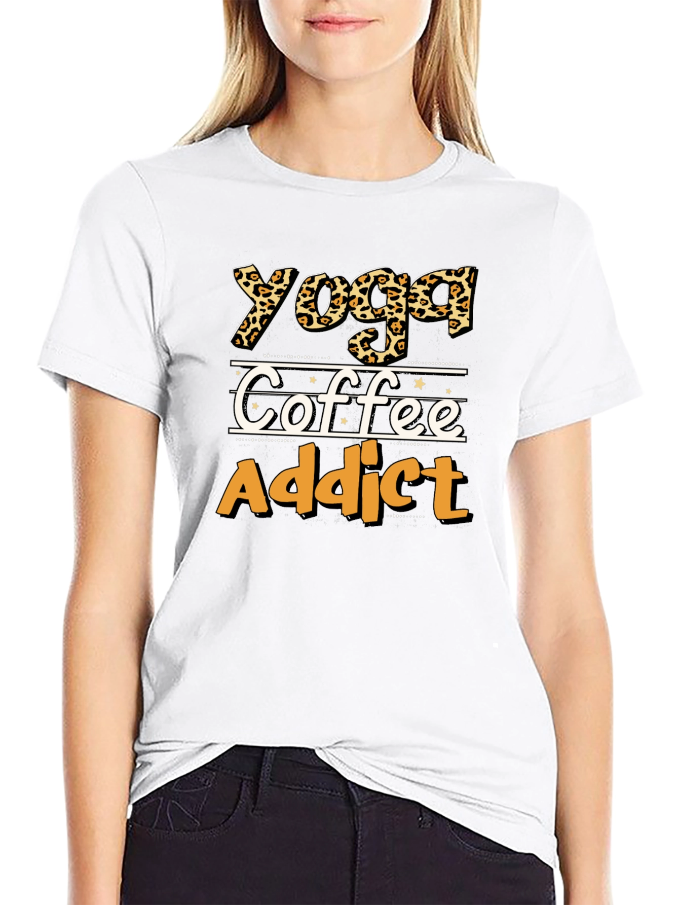 Yoga Coffee Addict Graphic Tee - Unisex