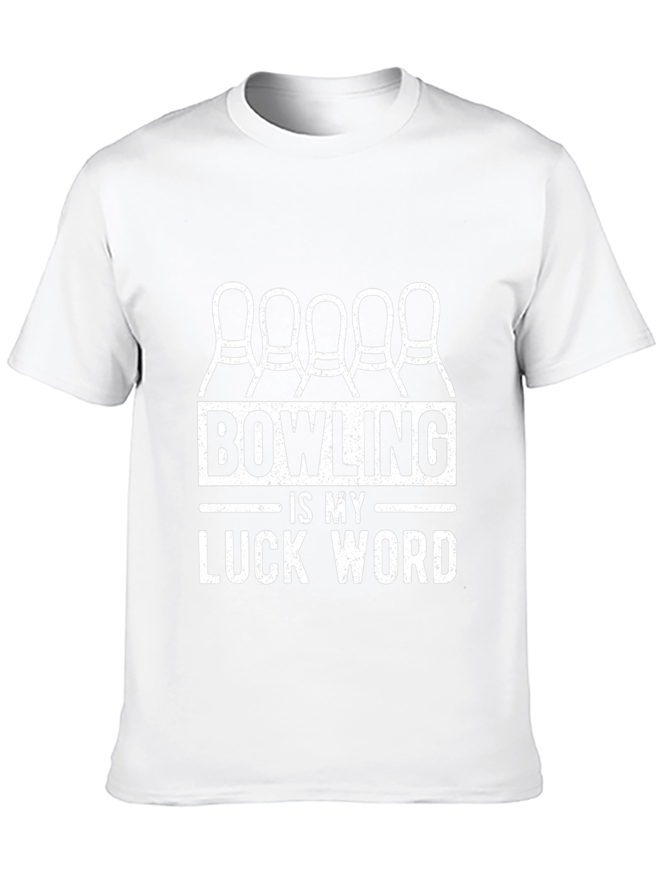 Bowling is My Luck Word T-Shirt