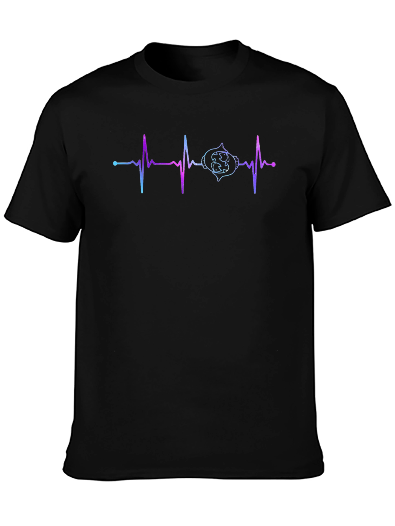 Heartbeat Gamer T-Shirt - Black Cotton Tee