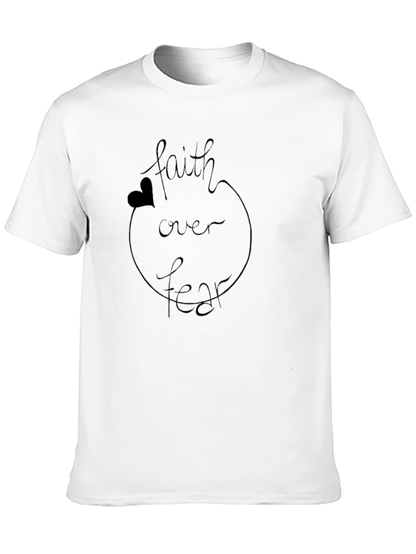 Faith Over Fear T-Shirt - Christian Inspiration Tee