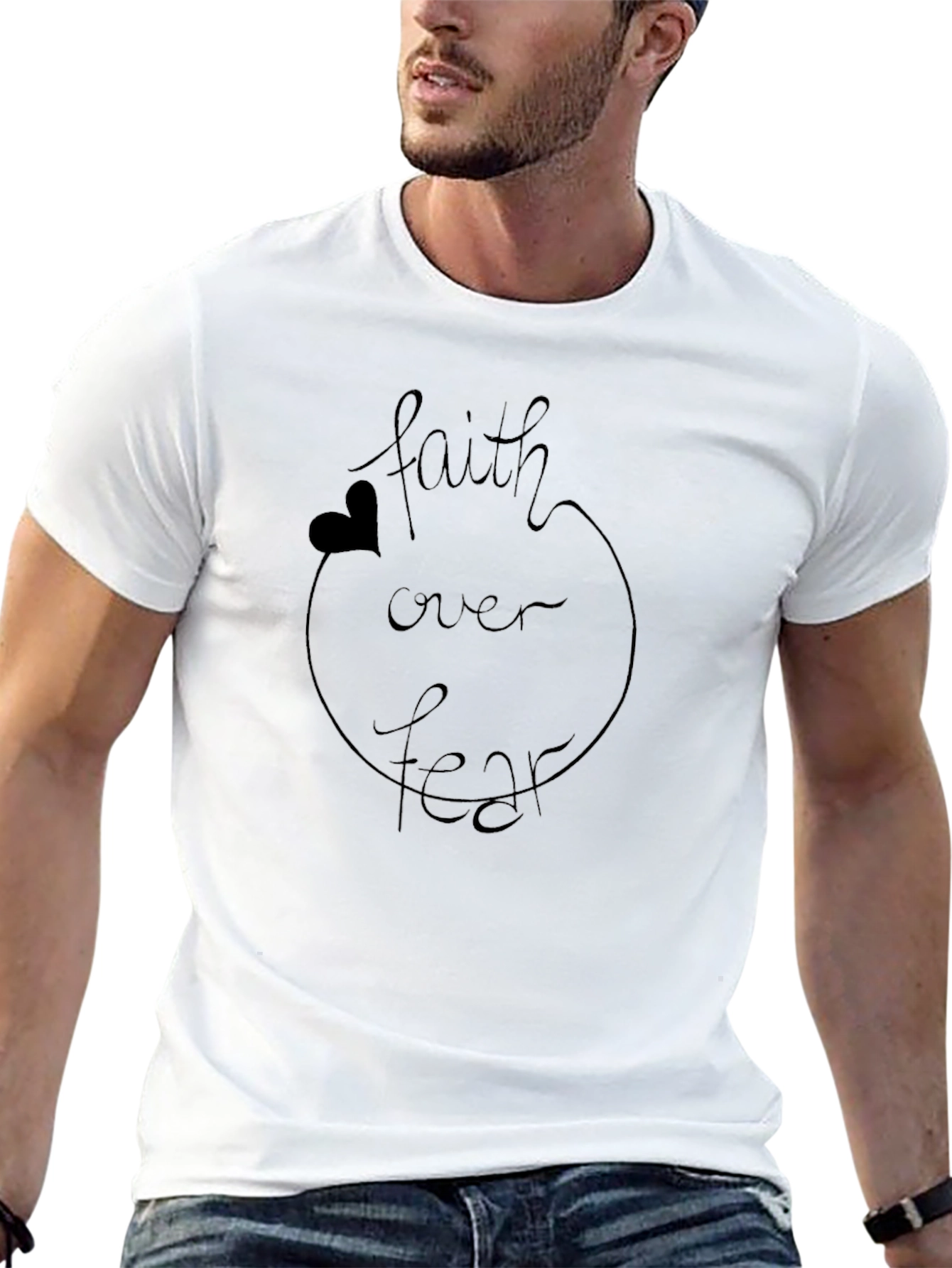 Faith Over Fear T-Shirt - Christian Inspiration Tee