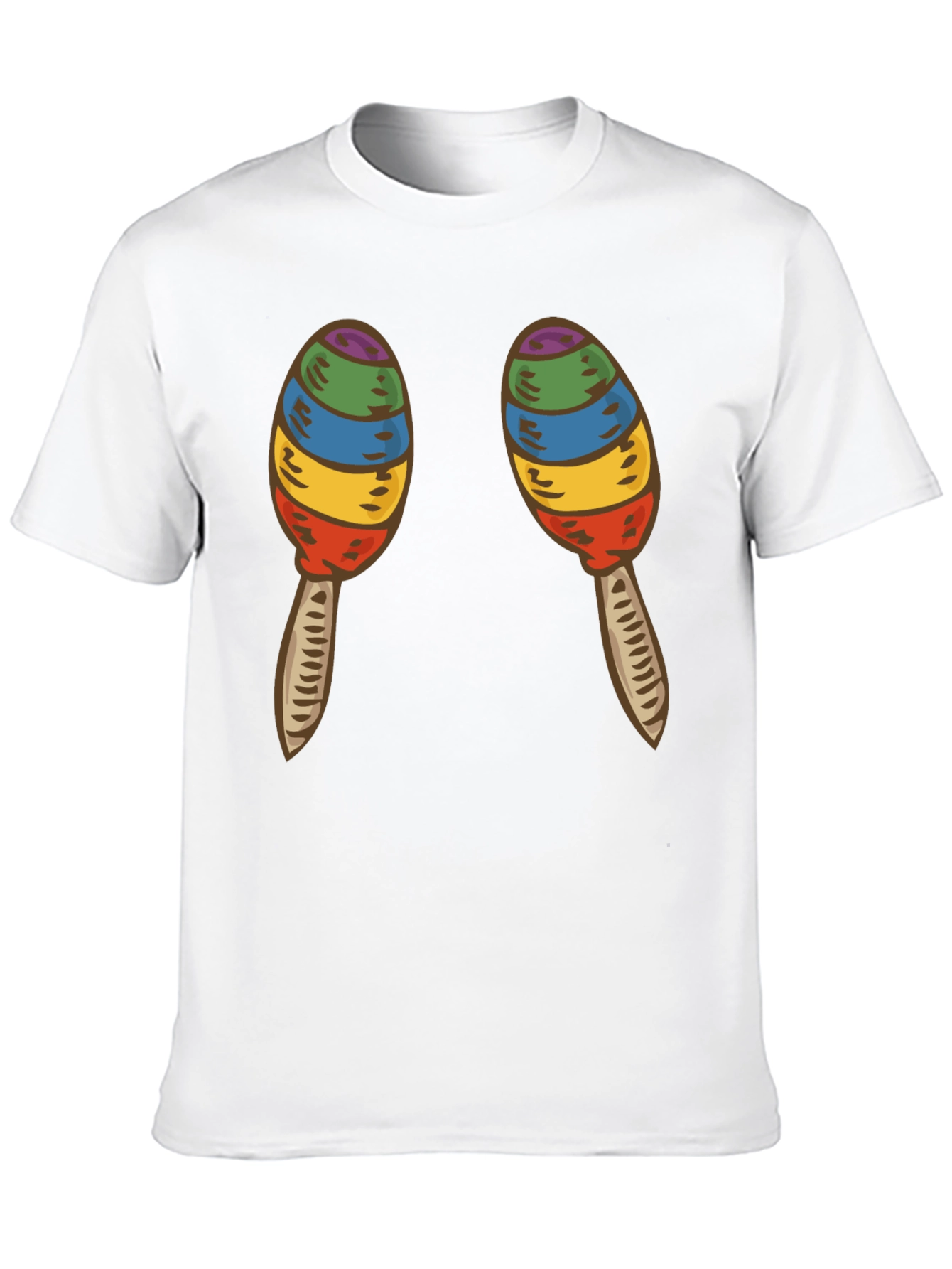 Maracas Graphic Tee - Black Cotton T-Shirt