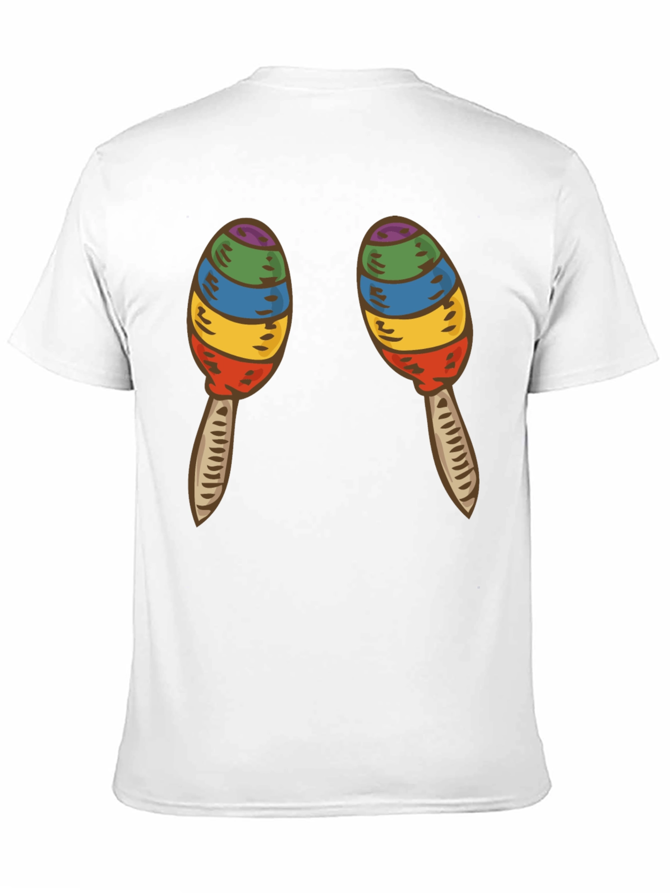 Maracas Graphic Tee - Black Cotton T-Shirt