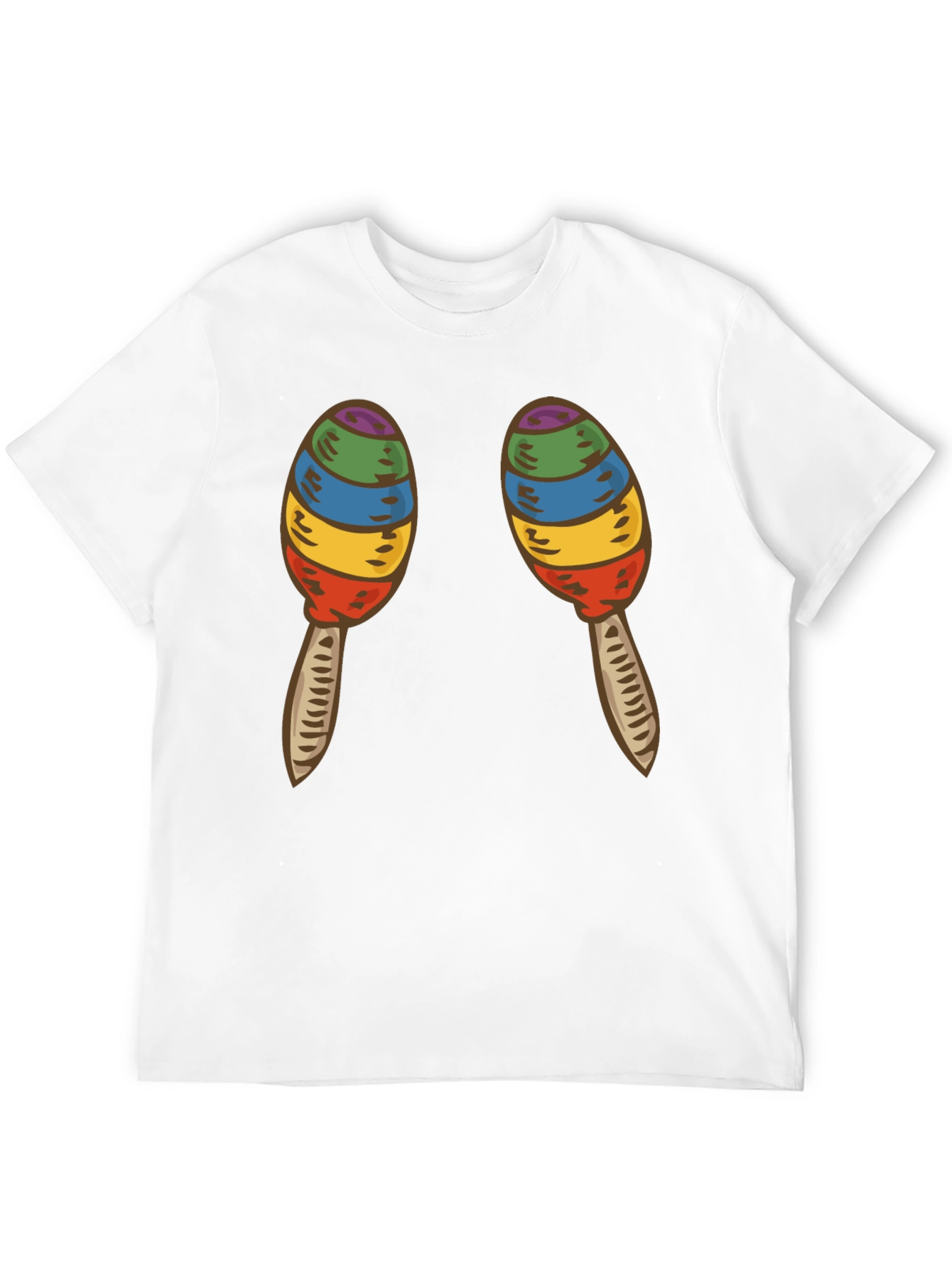 Maracas Graphic Tee - Black Cotton T-Shirt