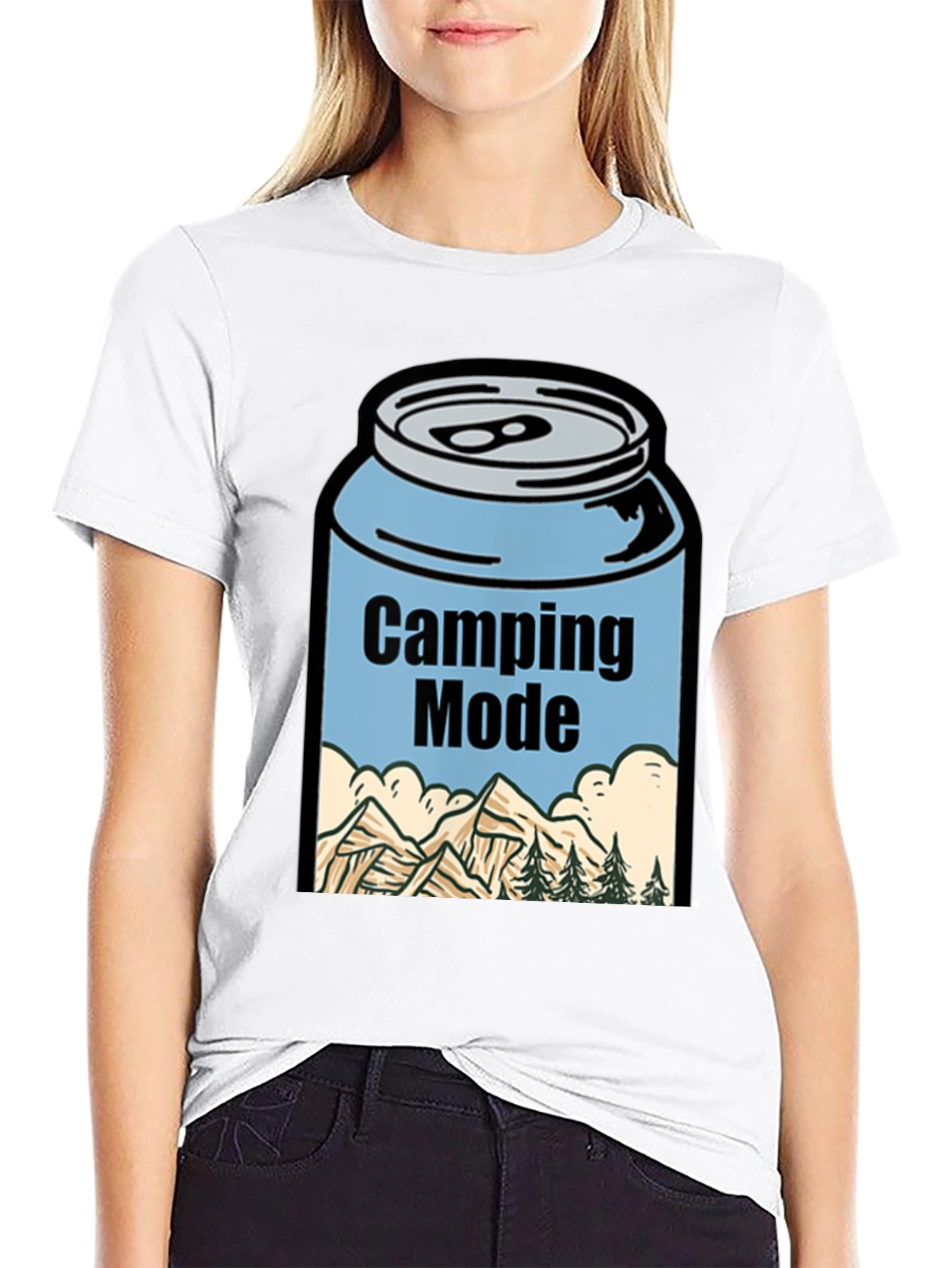 Camping Mode Graphic Tee - Adventure Ready