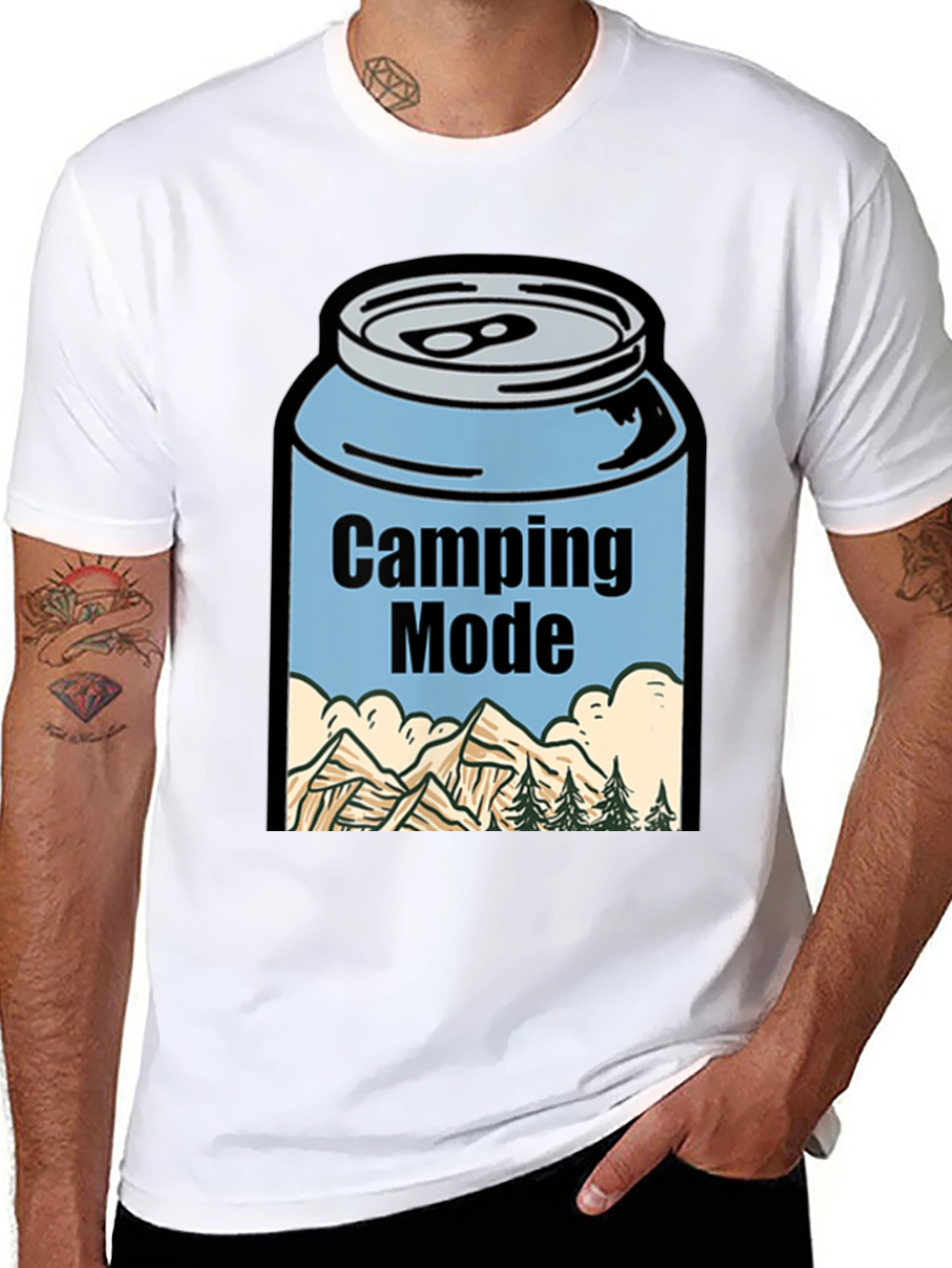 Camping Mode Graphic Tee - Adventure Ready
