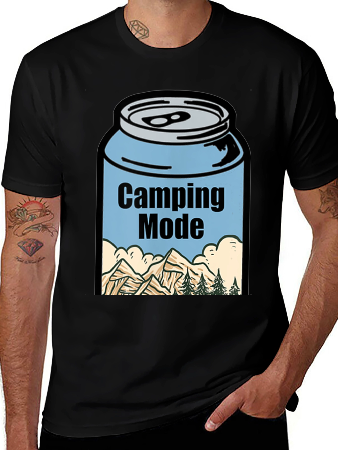 Camping Mode Graphic Tee - Adventure Ready