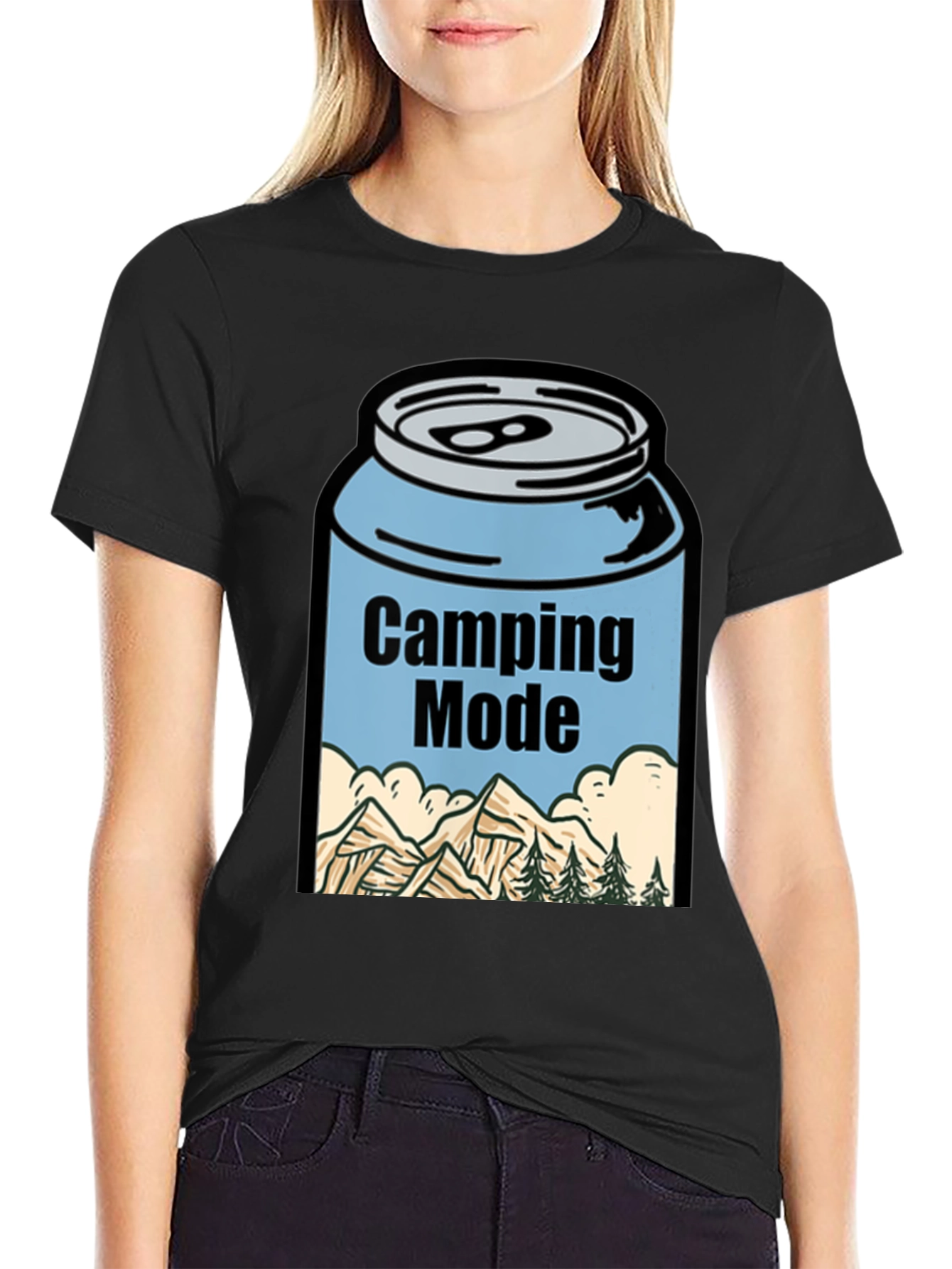 Camping Mode Graphic Tee - Adventure Ready