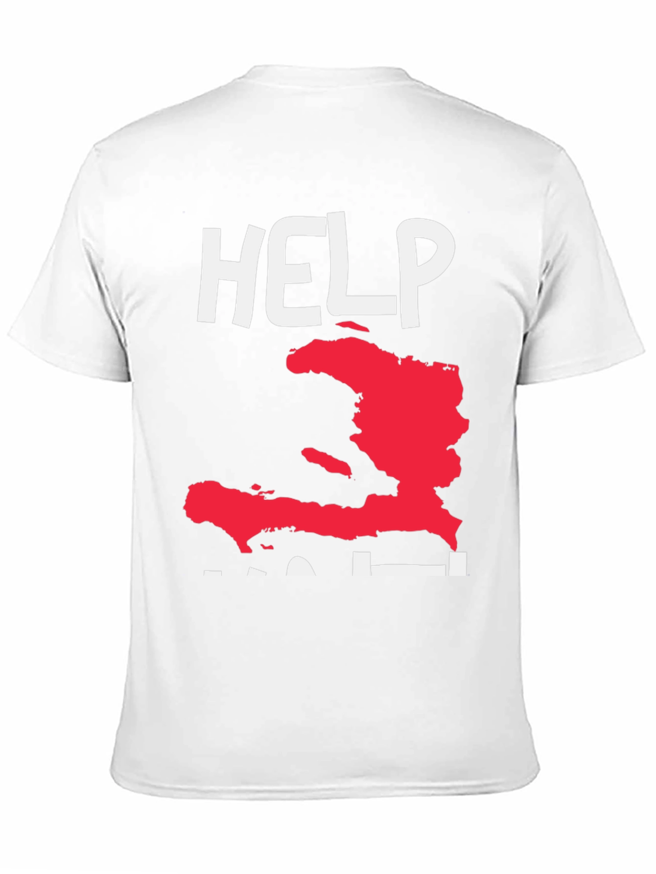 Help Haiti T-Shirt Black Tee with Graphic