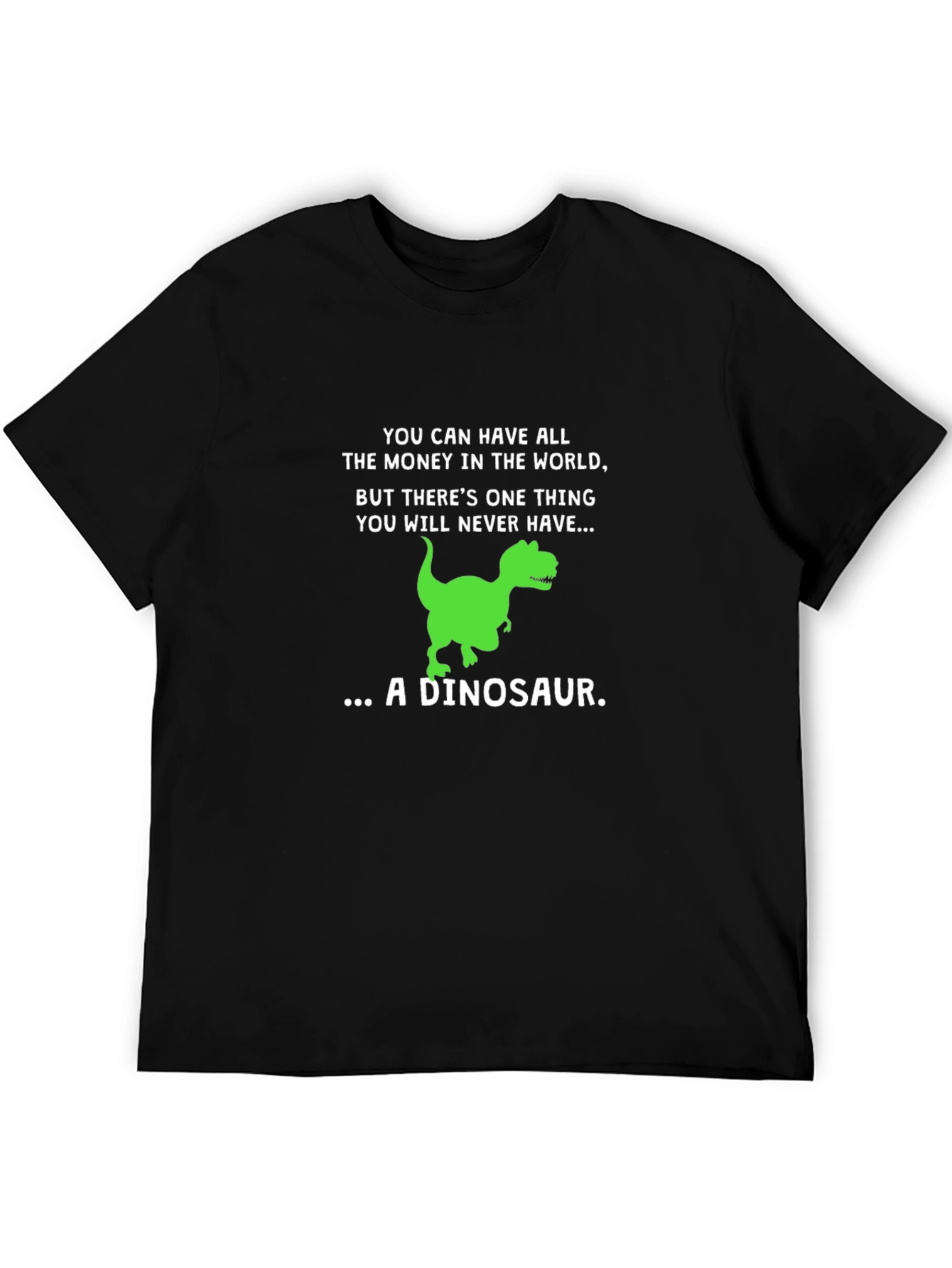 Dinosaur Graphic Tee - Humorous T-Rex T-Shirt