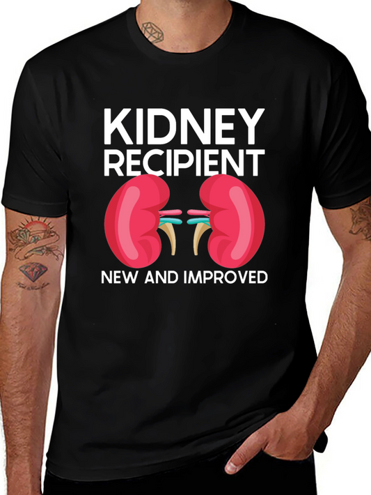 Kidney Recipient T-Shirt - New & Improved Organ Gift