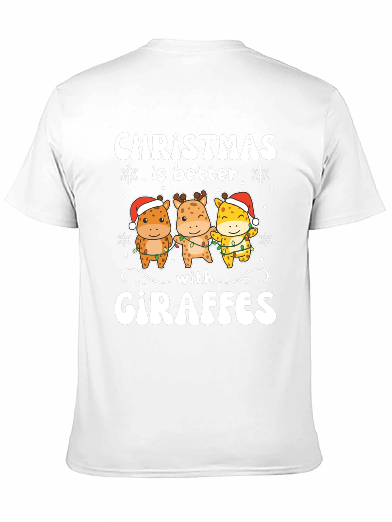 Christmas Giraffe T-Shirt